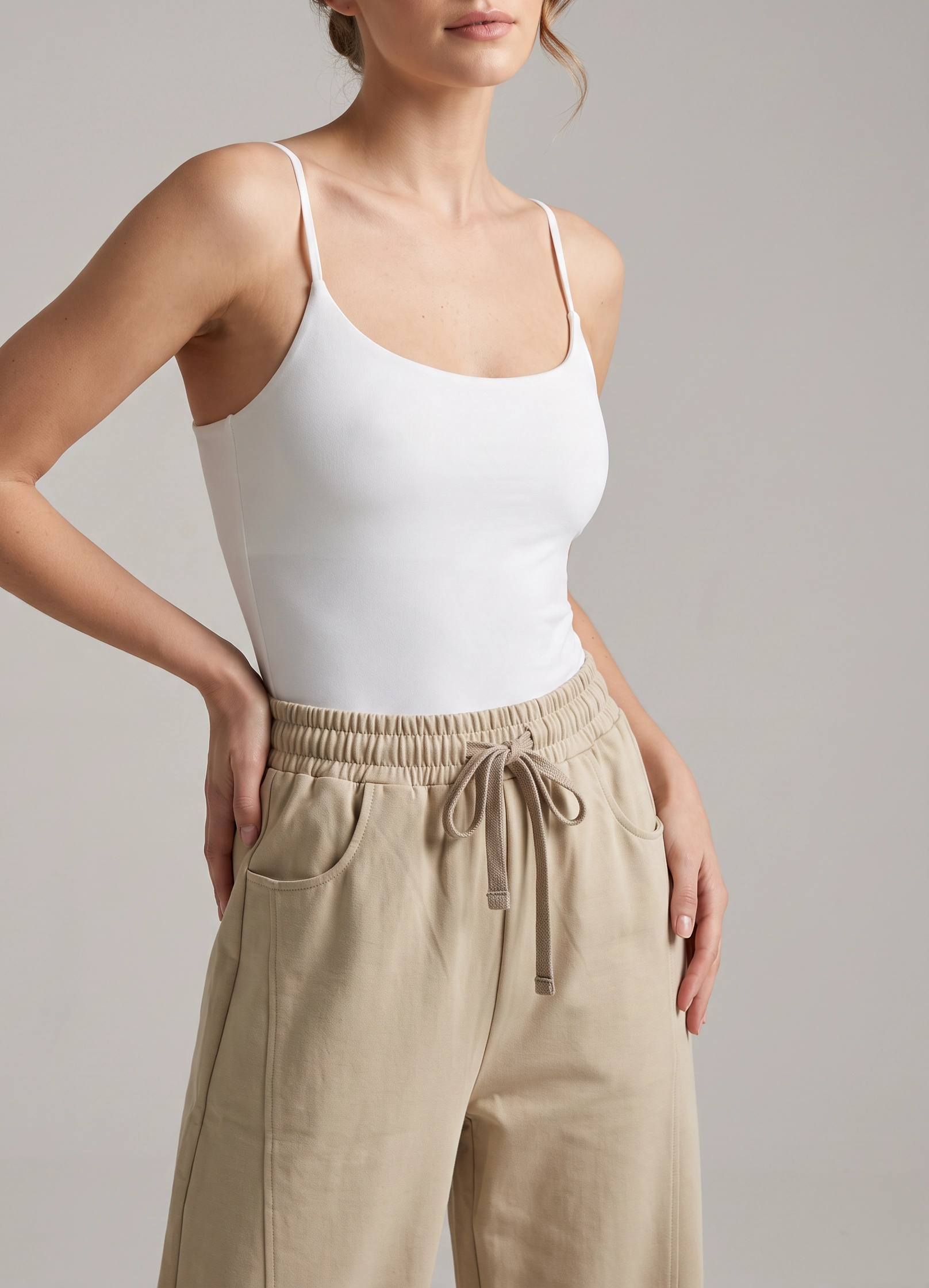 Body spalline sottili|Colore:Bianco