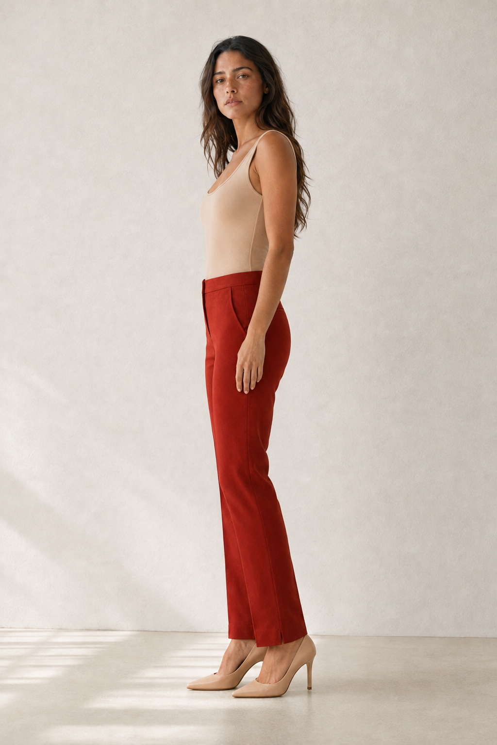 Body Skin bretelle larghe|Colore:Beige