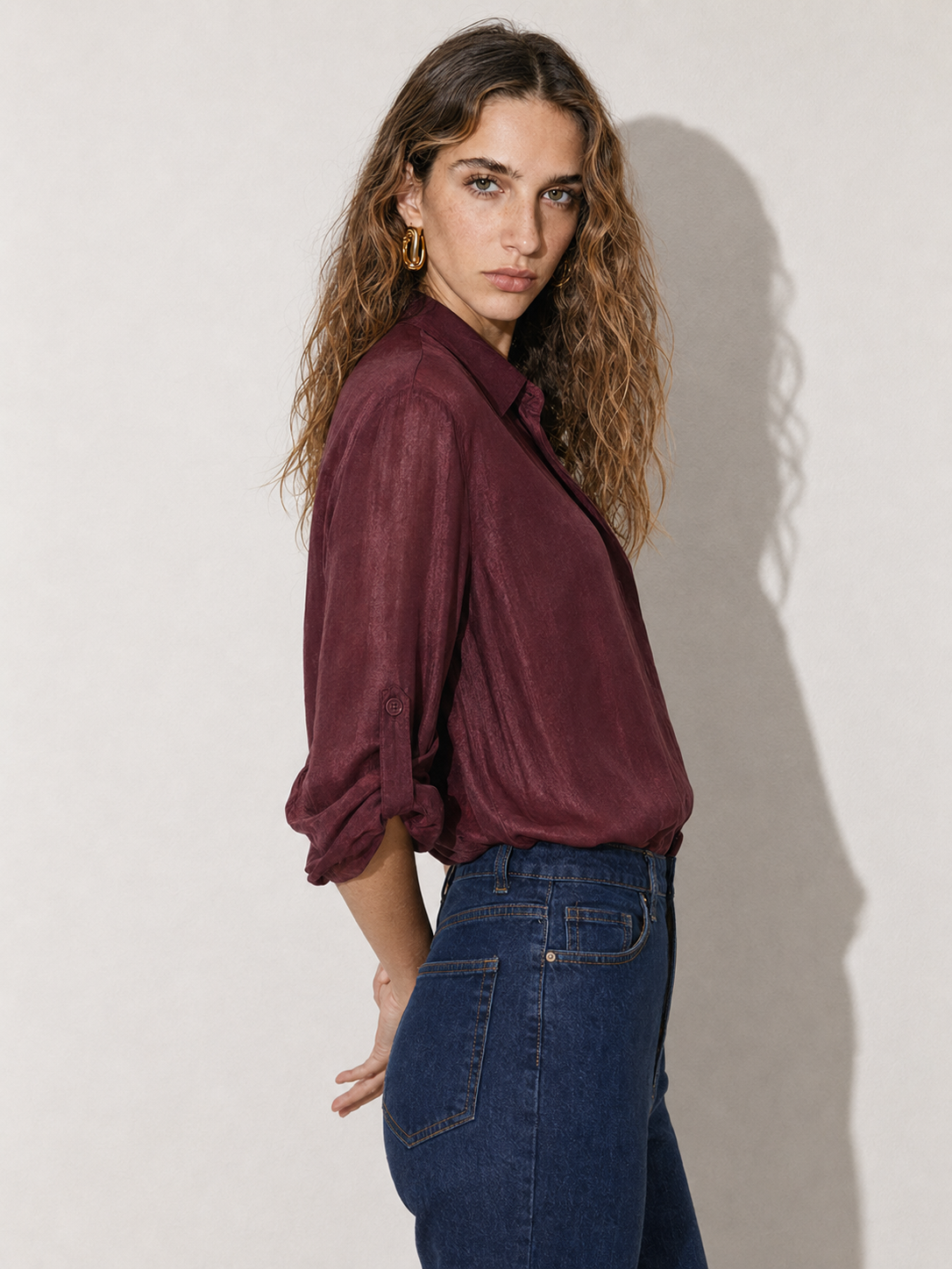 Camicia Saint-Tropez|Colore:Bordeaux