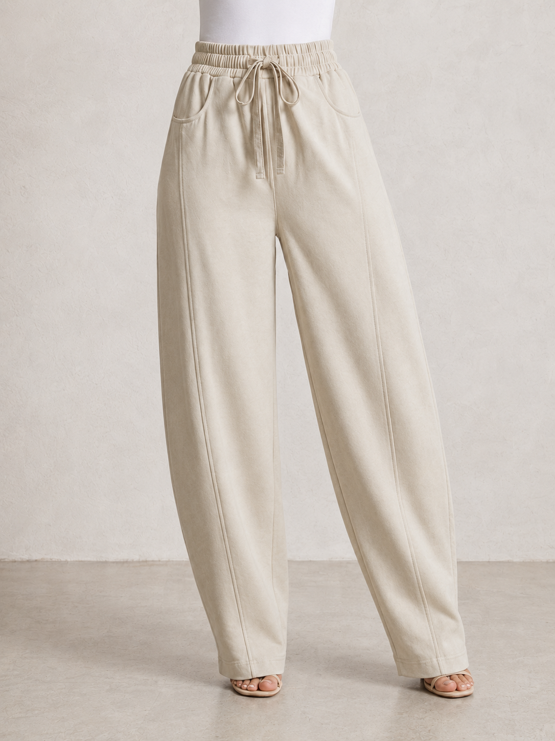 Pantalone wide leg Paris|Colore:Beige