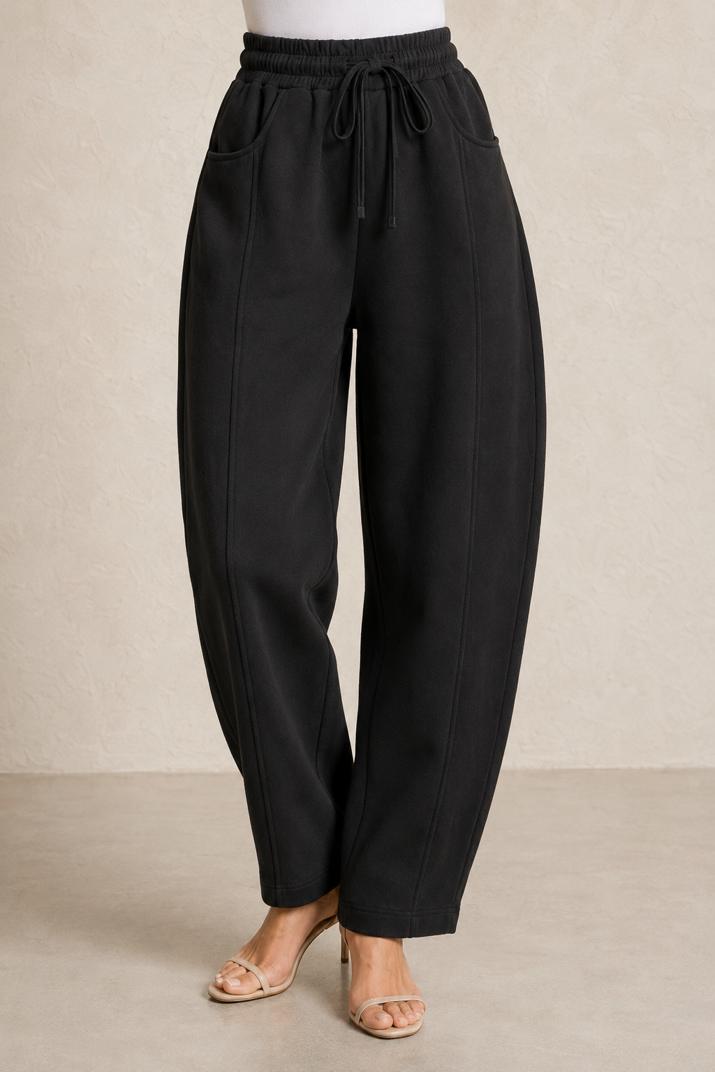 Pantalone wide leg Paris|Colore:Nero