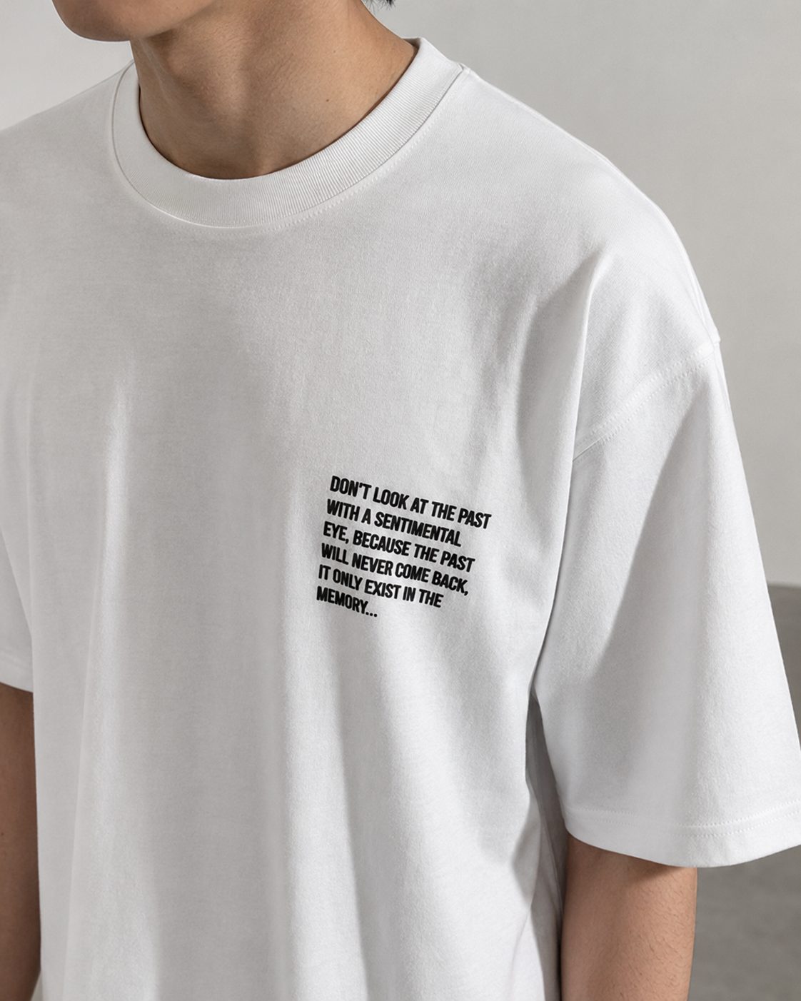 T-Shirt Manchester loose fit|Colore:Bianco