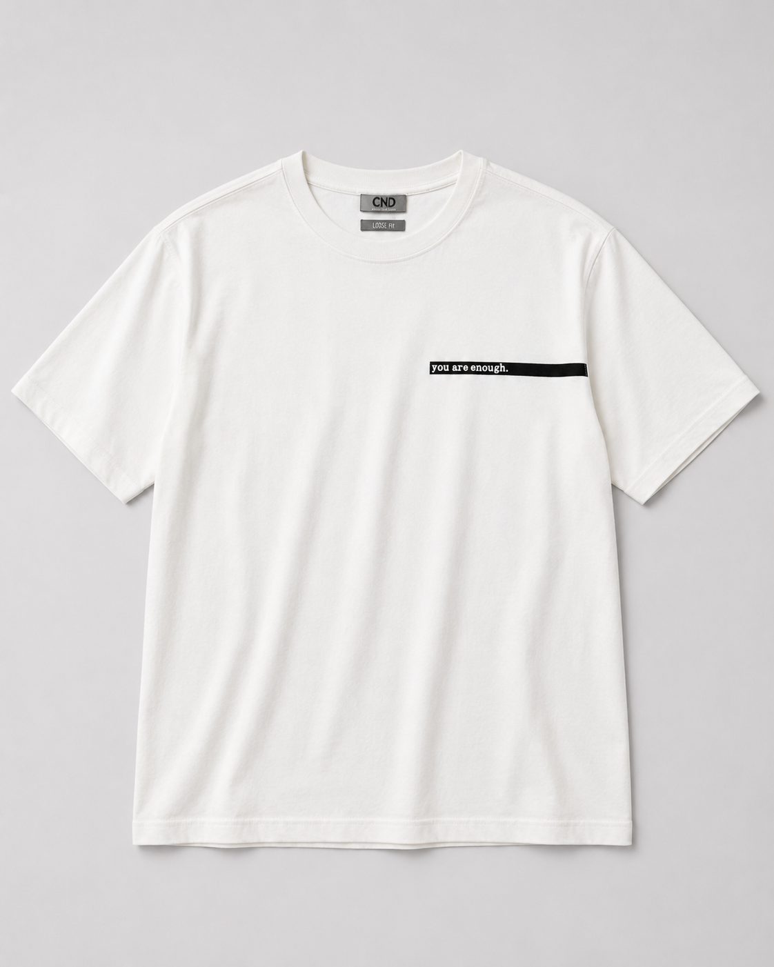 T-Shirt  Liverpool "you are enough" Loose Fit|Colore:Burro