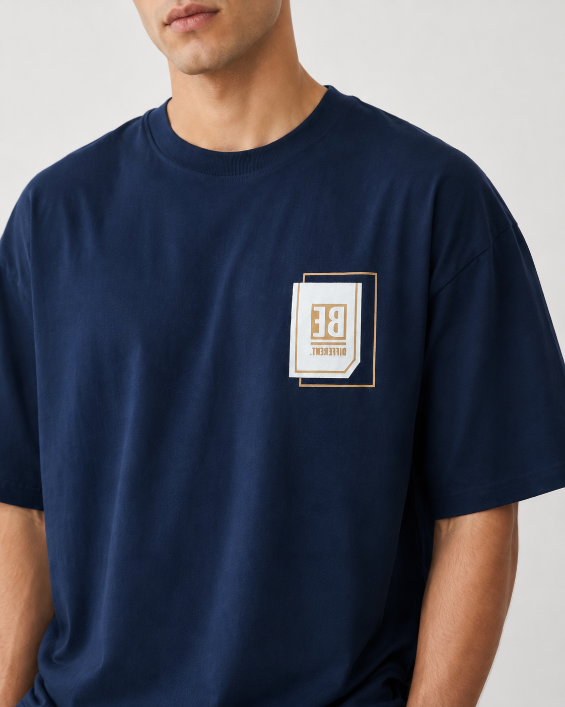 T-shirt York loose fit|Colore:Blu navy