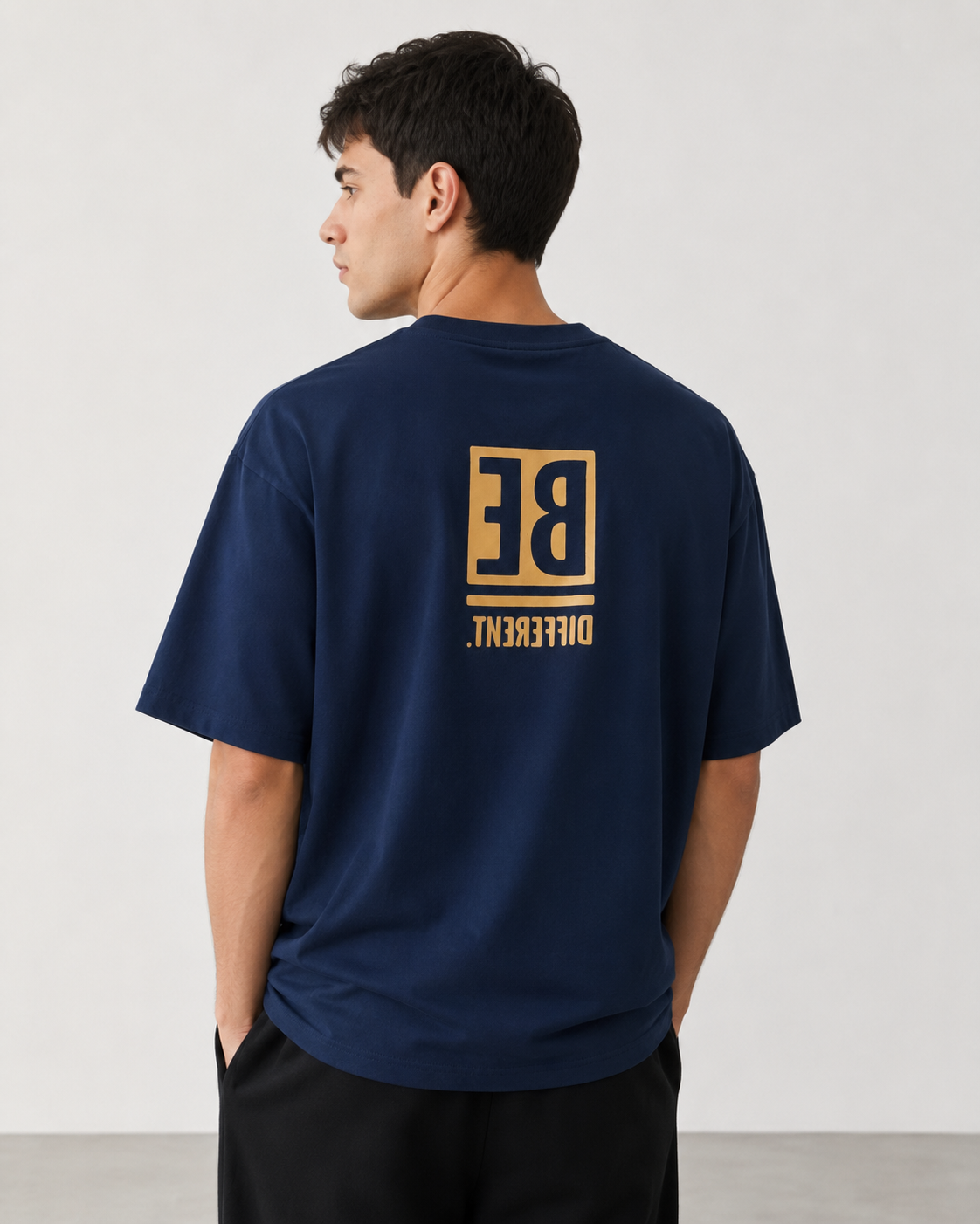 T-shirt York loose fit|Colore:Blu navy