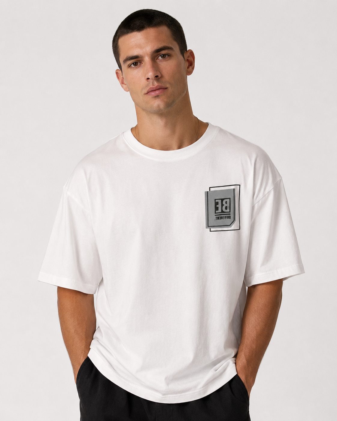 T-shirt York loose fit|Colore:Bianco