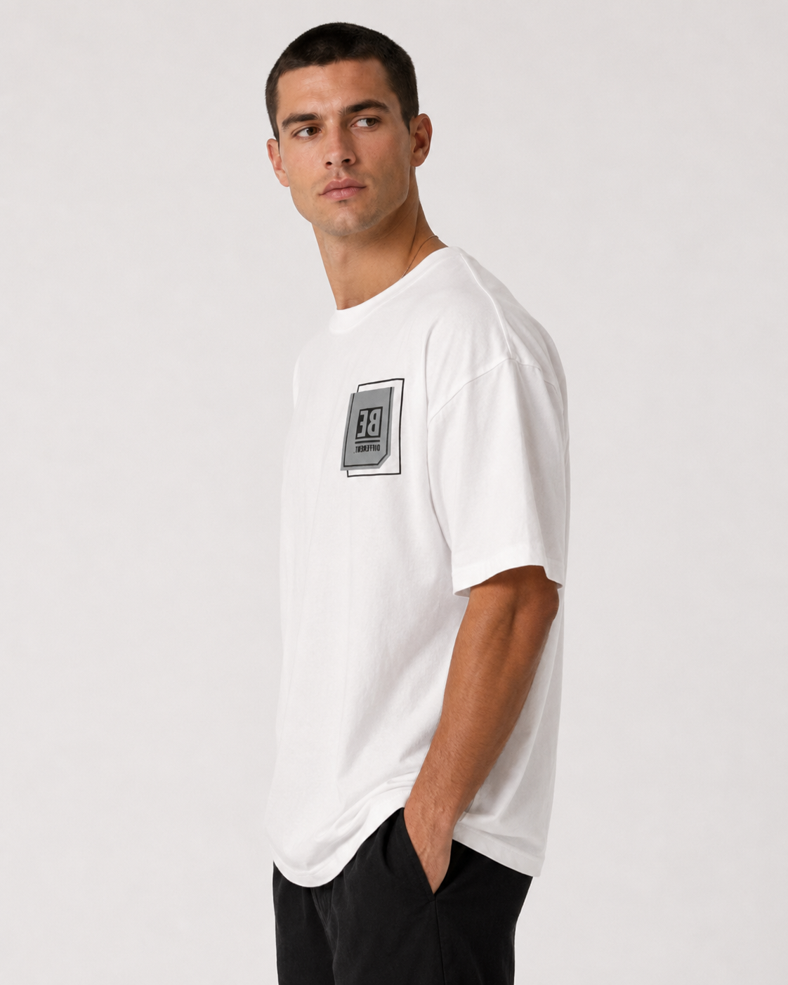 T-shirt York loose fit|Colore:Bianco