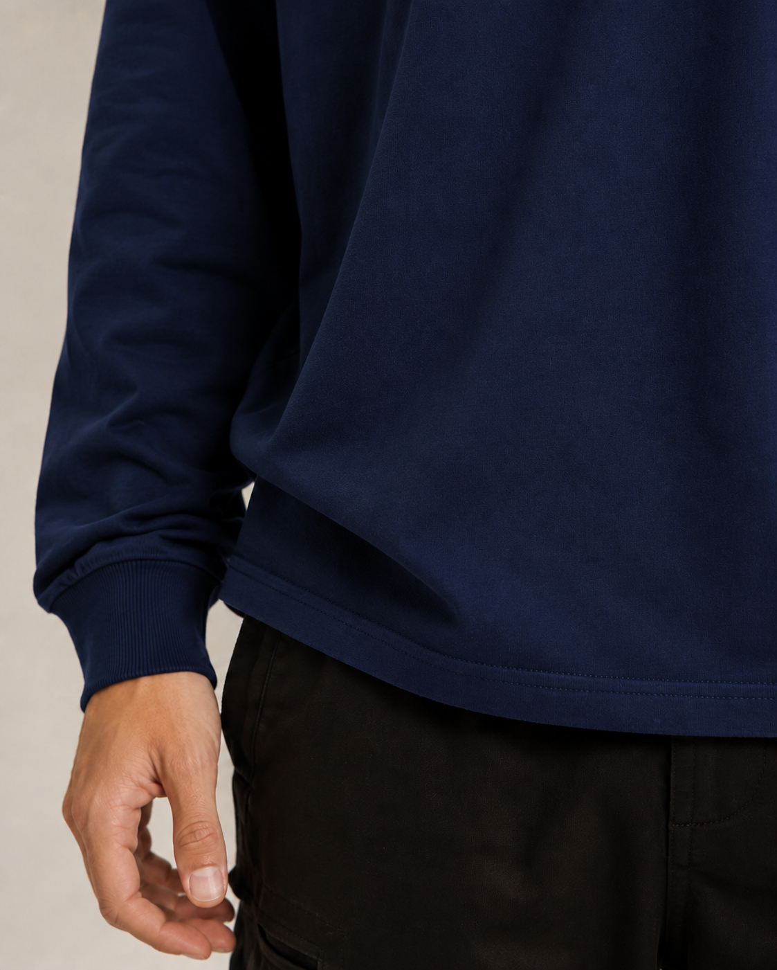 T-Shirt Oversize WAKE UP NOW !|Colore:Blu navy