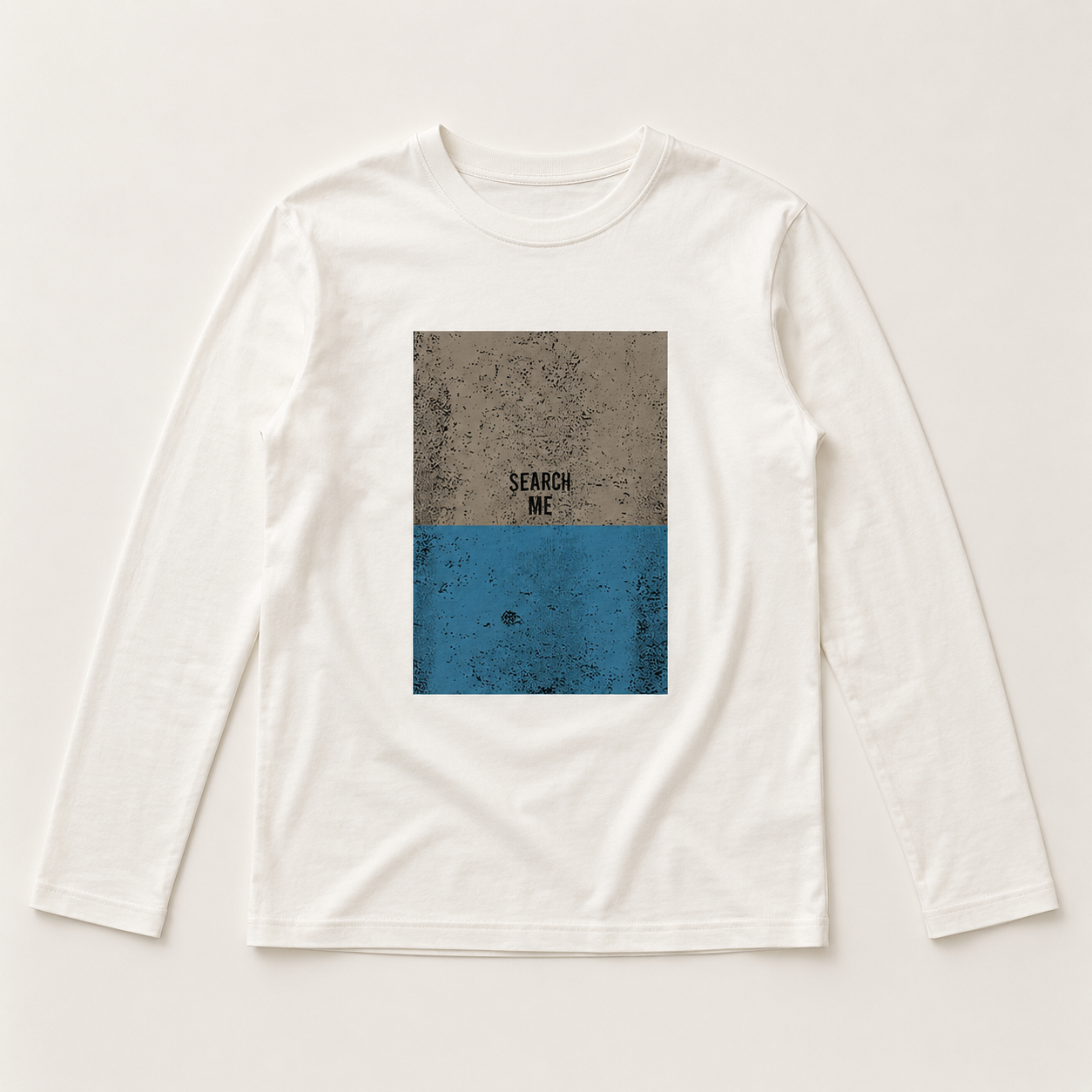 T-shirt  manica lunga SEARCH ME|Colore:Burro