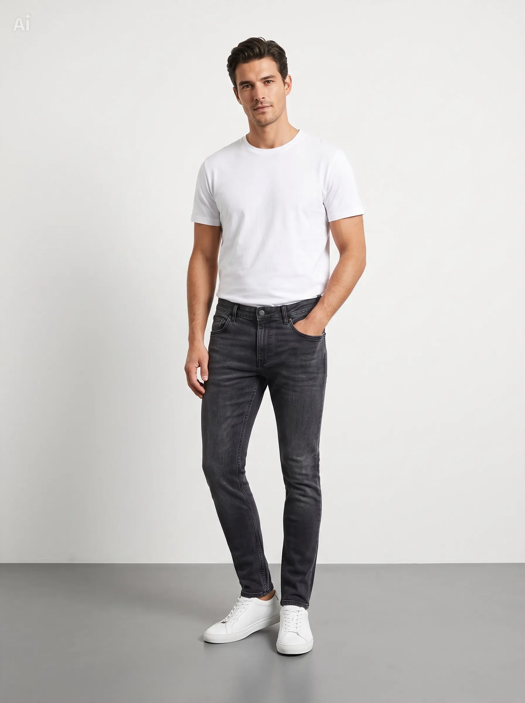 Jeans skinny London|Colore:Black