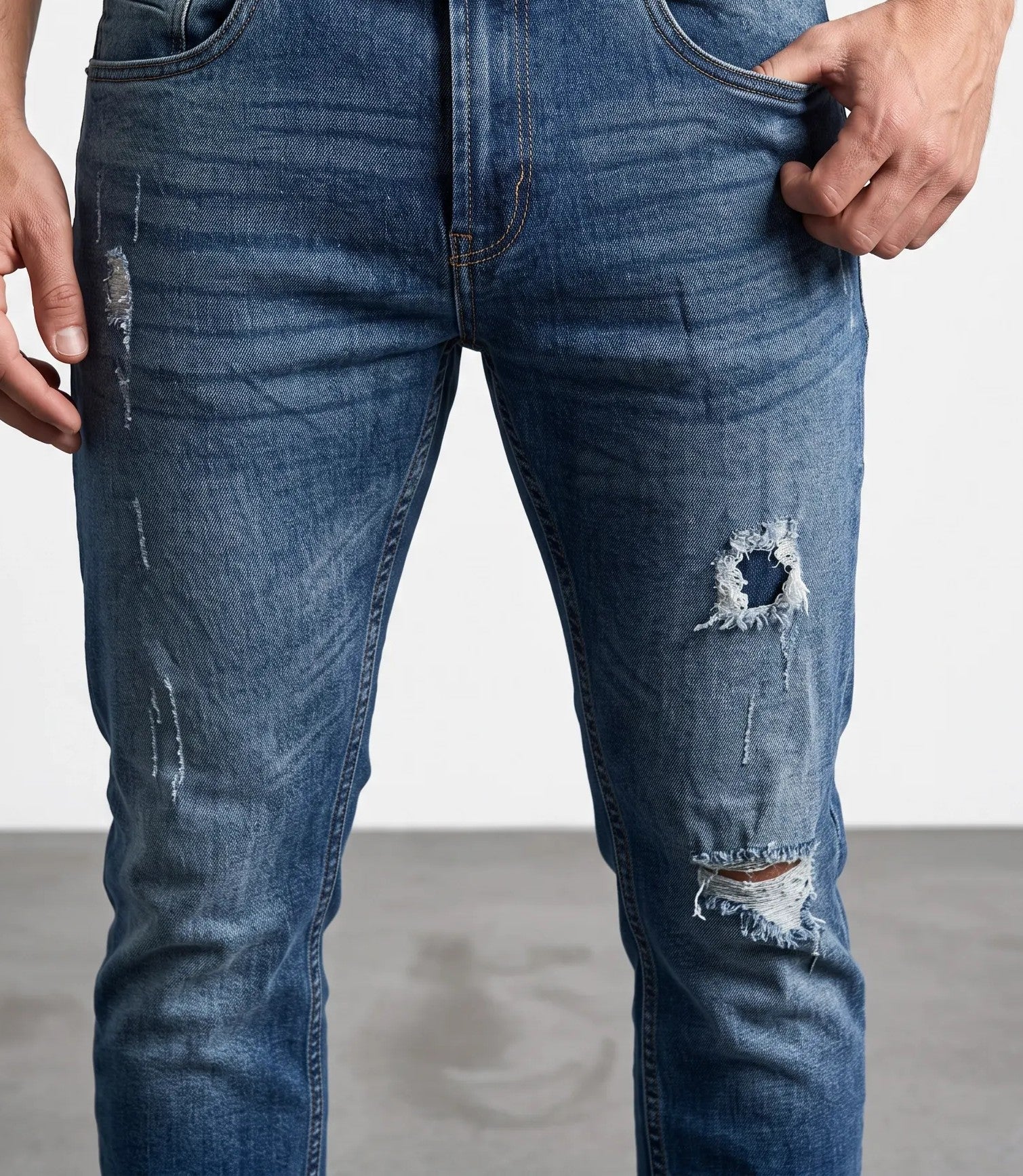 Jeans Skinny blu medio|Colore:Blue dark