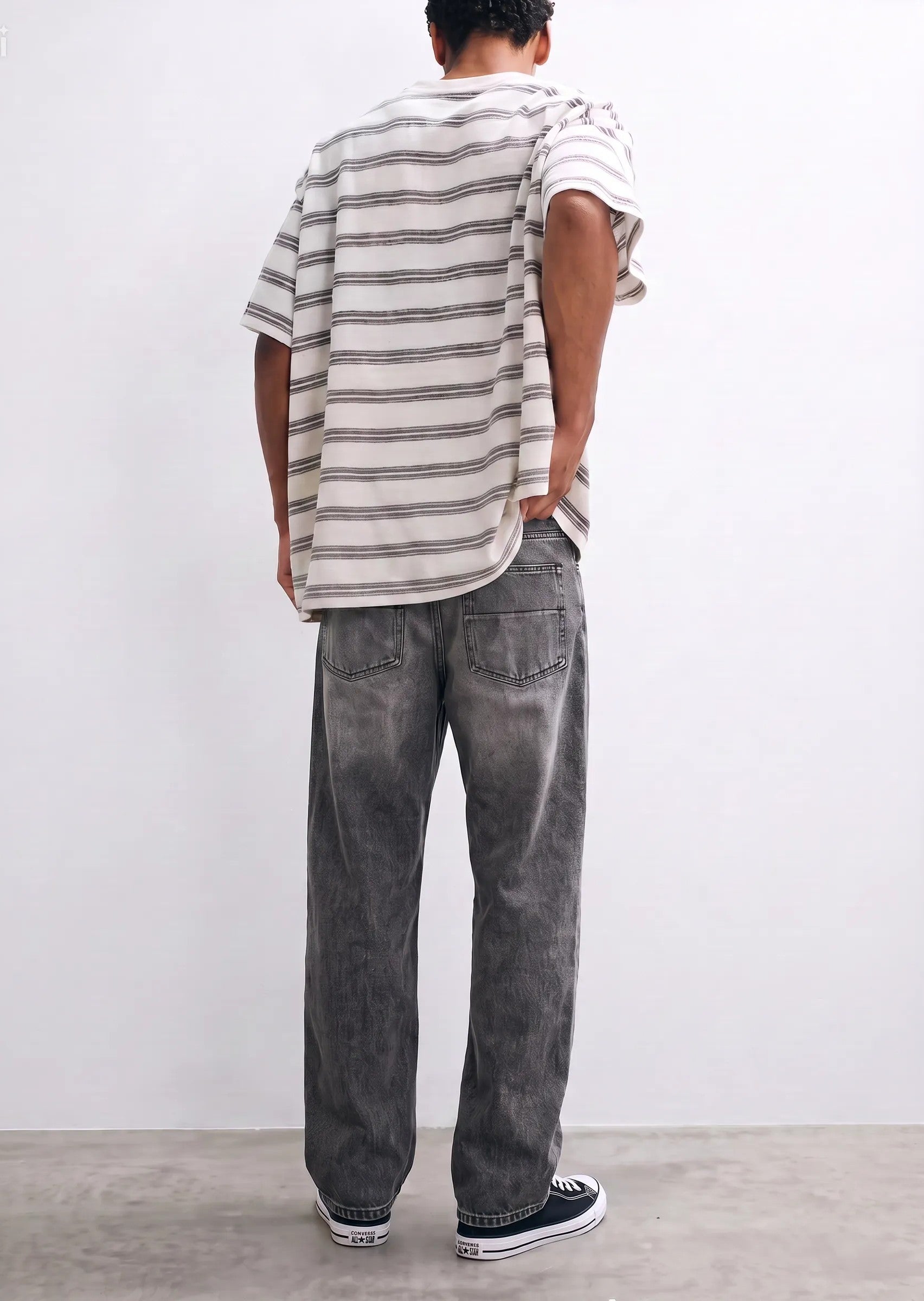 Jeans  Melburne balloon fit |Colore:Gray ripped