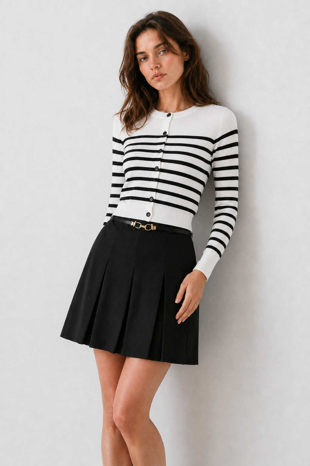 Minigonna Yale|Colore:Nero