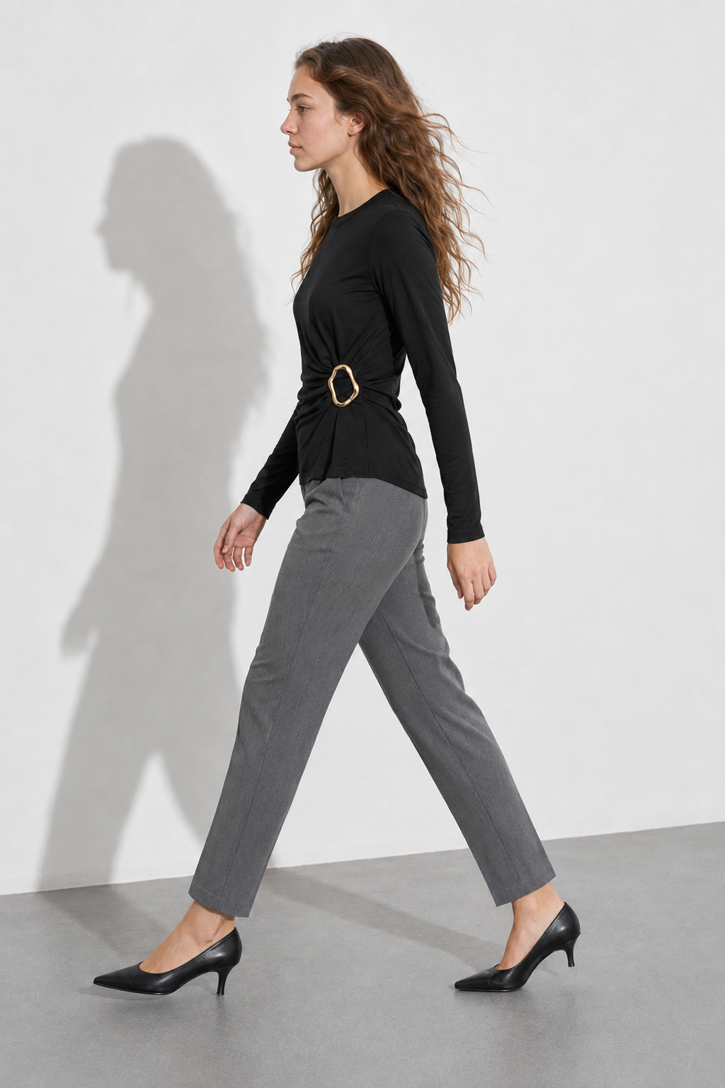 Maglia Noemi con accessorio|Colore:Nero