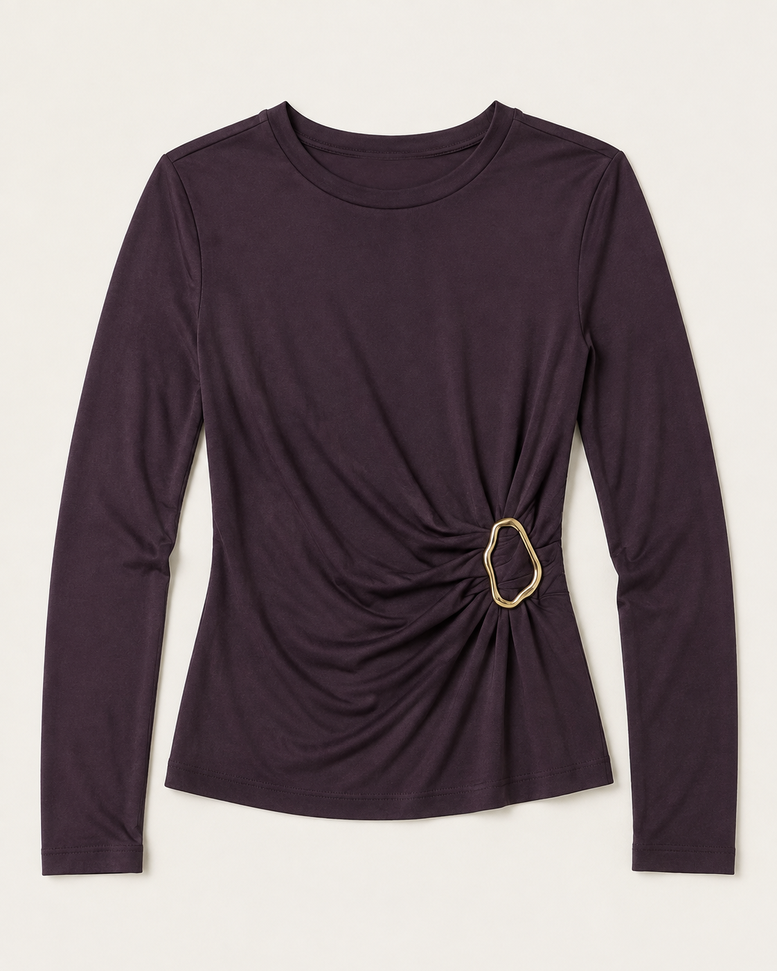 Maglia Noemi con accessorio|Colore:Vino
