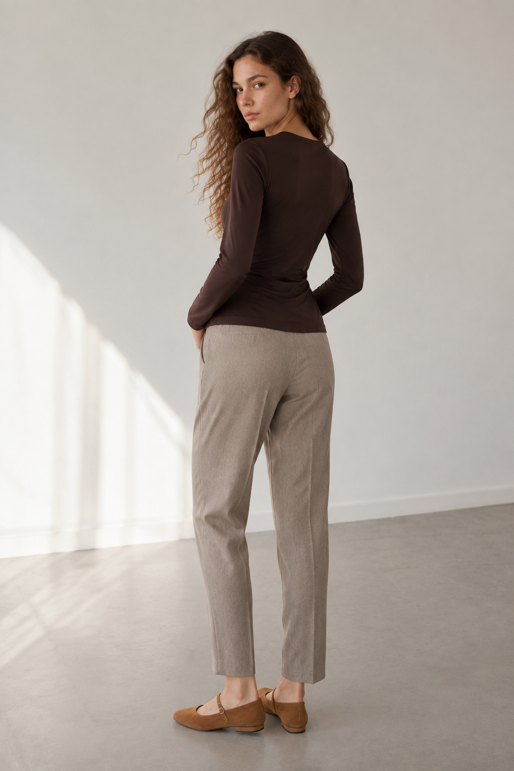 Maglia Noemi con accessorio|Colore:Caffe