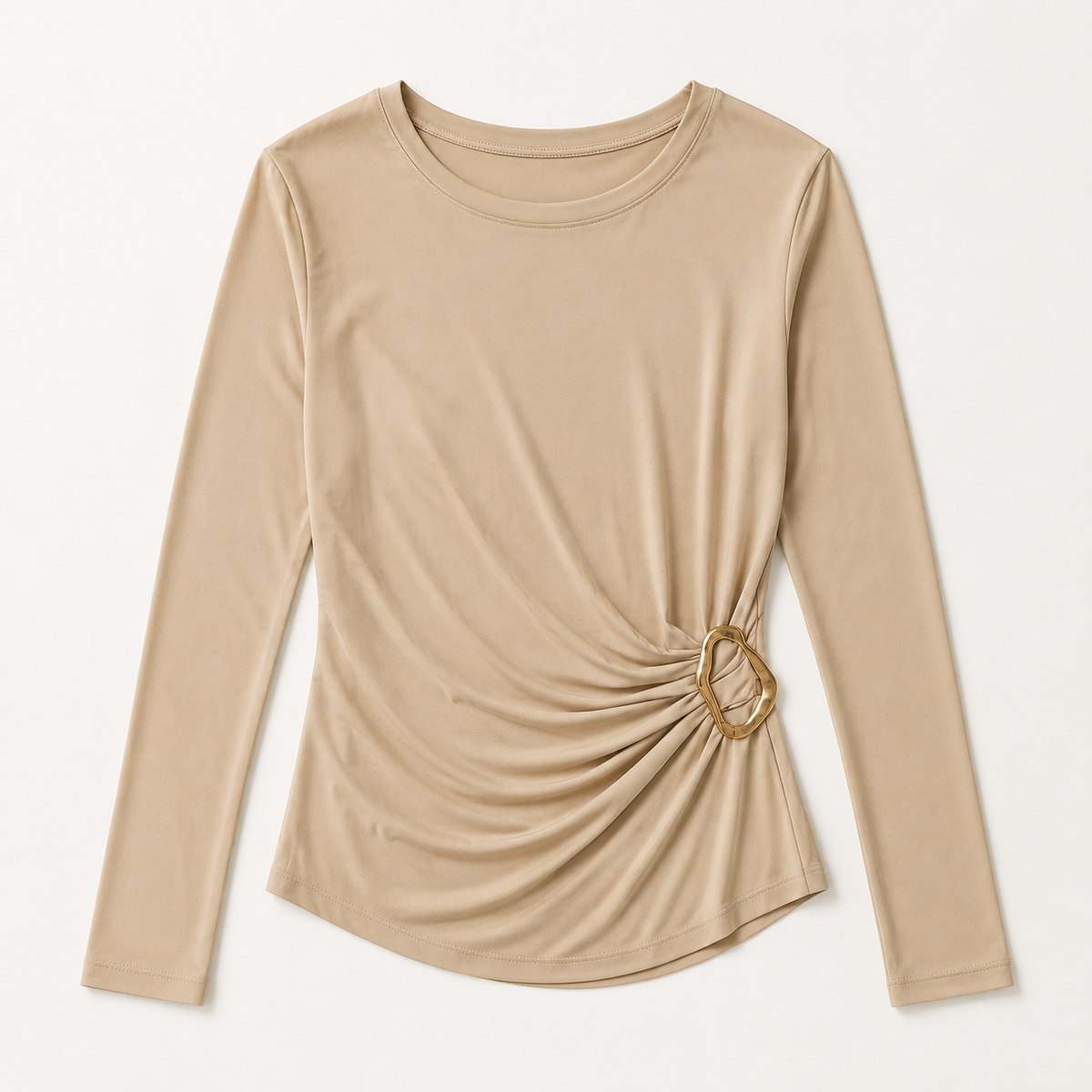 Maglia Noemi con accessorio|Colore:Beige