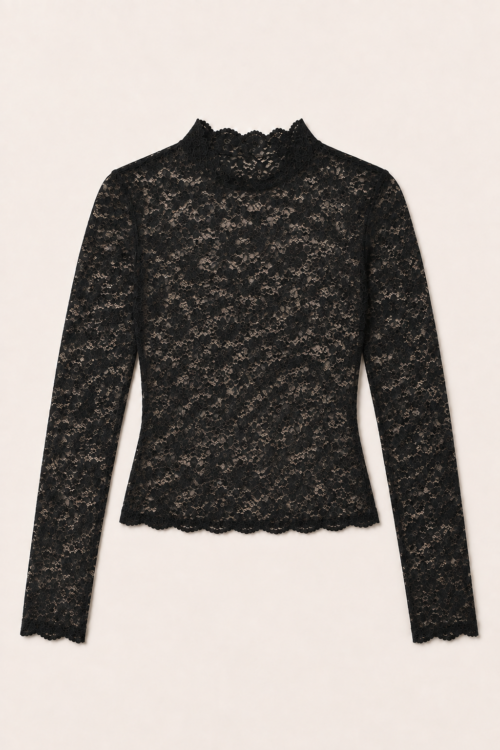Maglia city pizzo |Colore:Nero