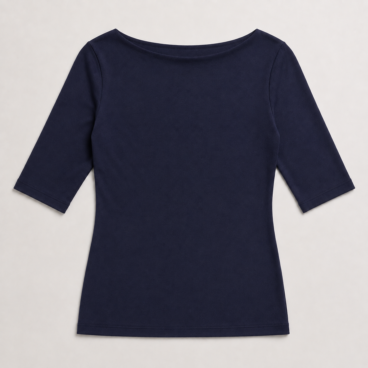 Maglia scollo a barchetta con maniche 3/4|Colore:Blu