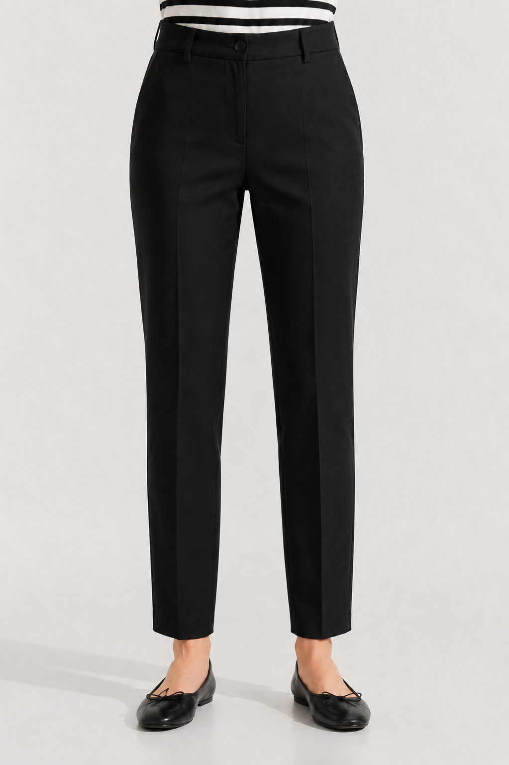 Pantaloni a sigaretta |Colore:Nero