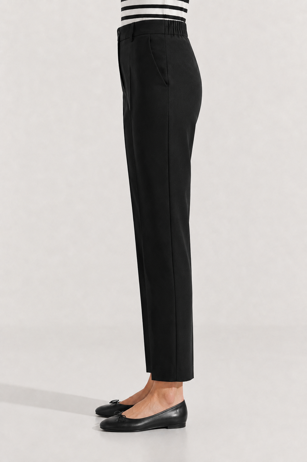 Pantaloni a sigaretta |Colore:Nero