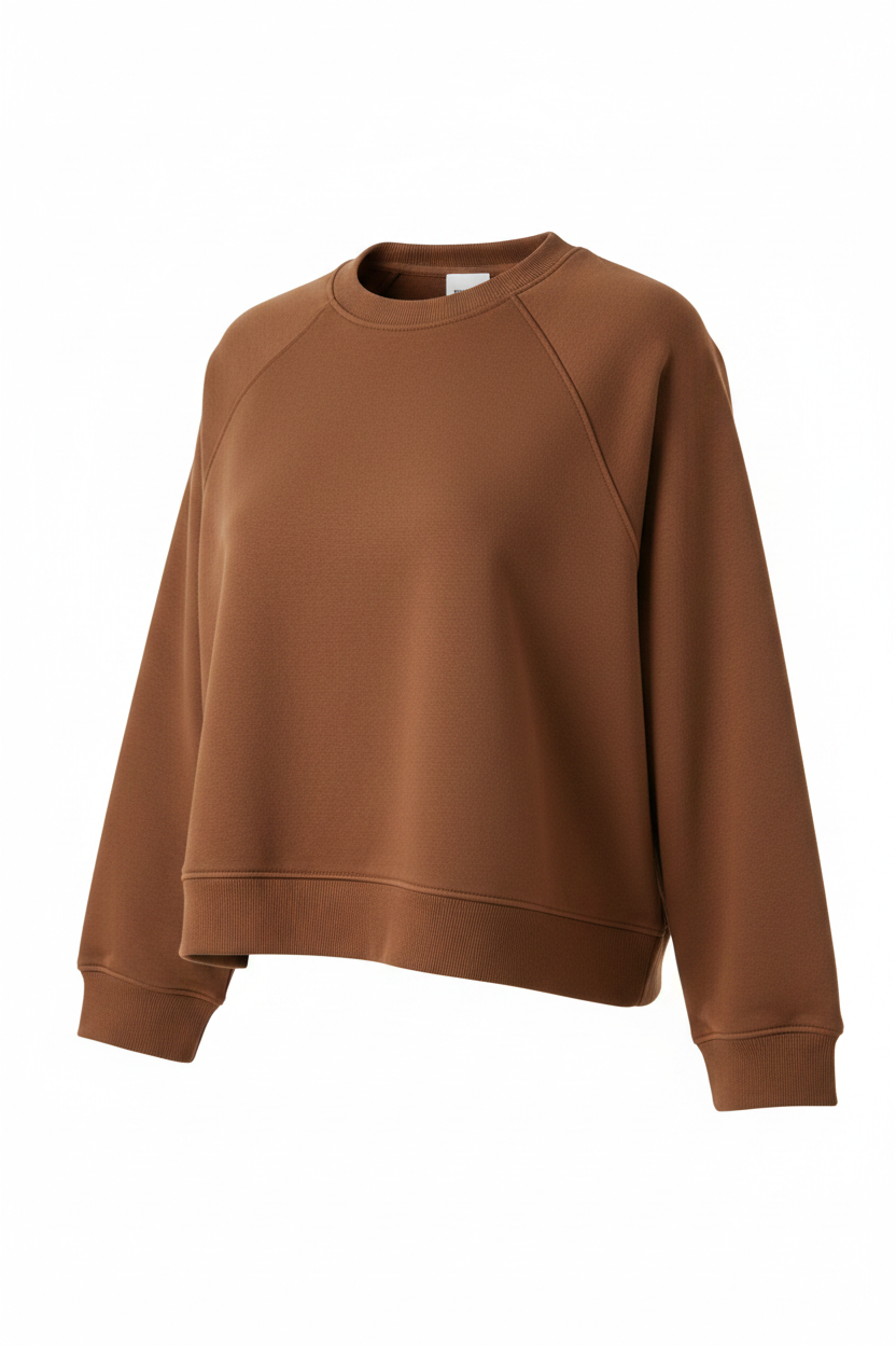 Maglia oversize a maniche 3/4|Colore:Toffee