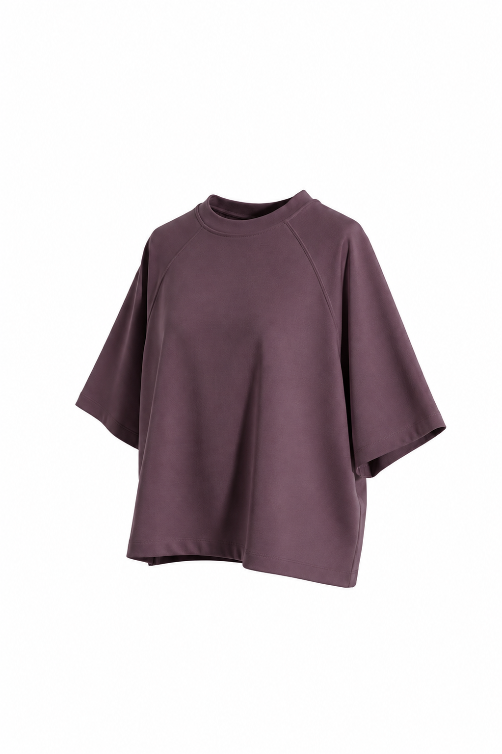 Maglia oversize a maniche 3/4|Colore:Mirtillo