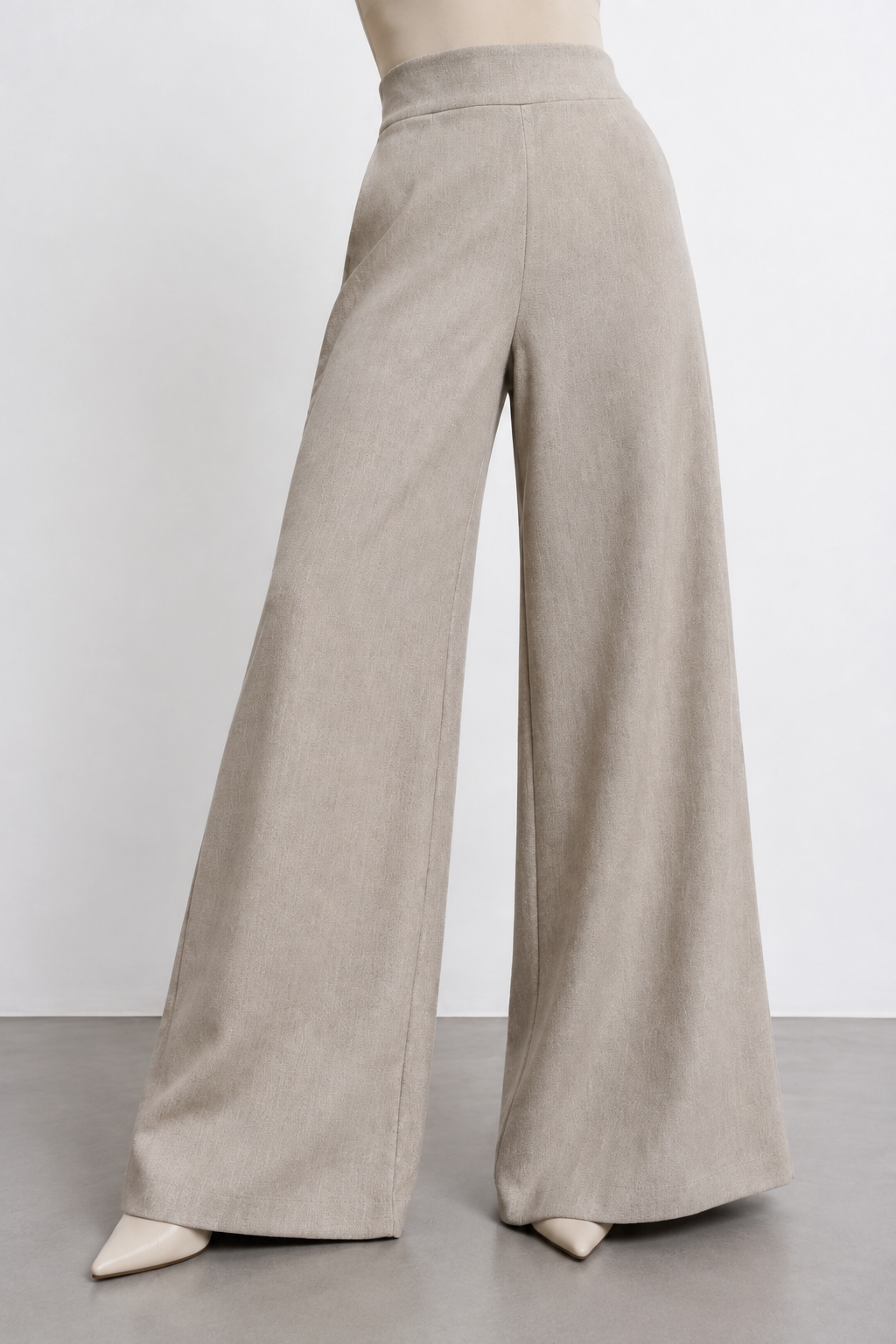 Pantalone palazzo Dea|Colore:Beige melange