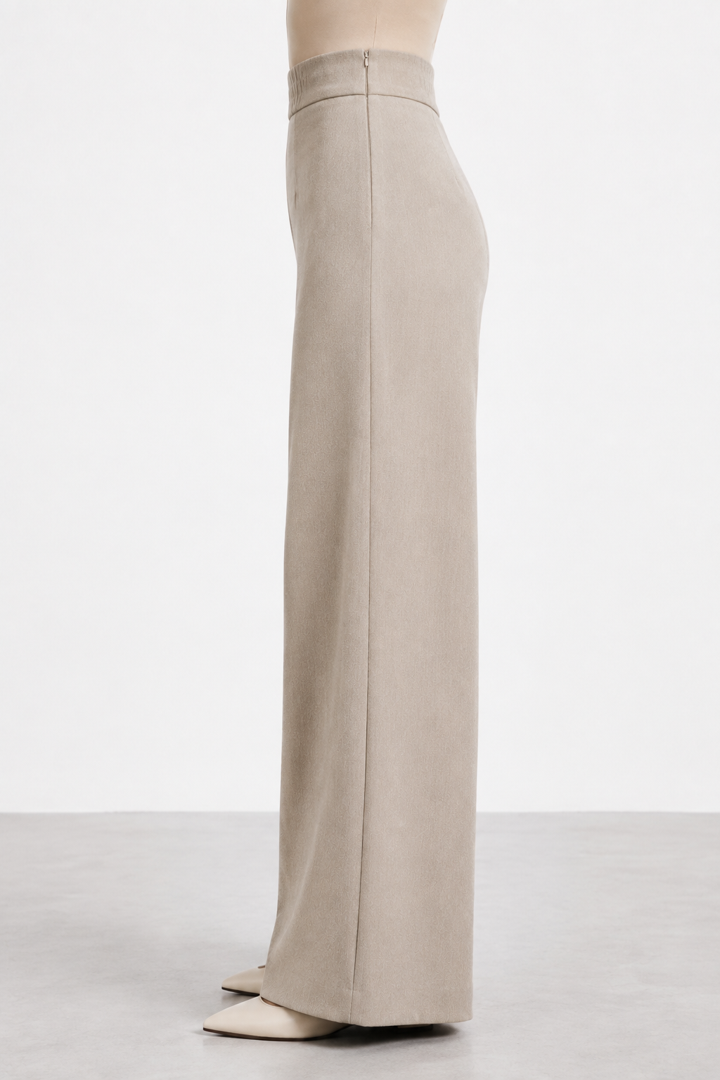 Pantalone palazzo Dea|Colore:Beige melange