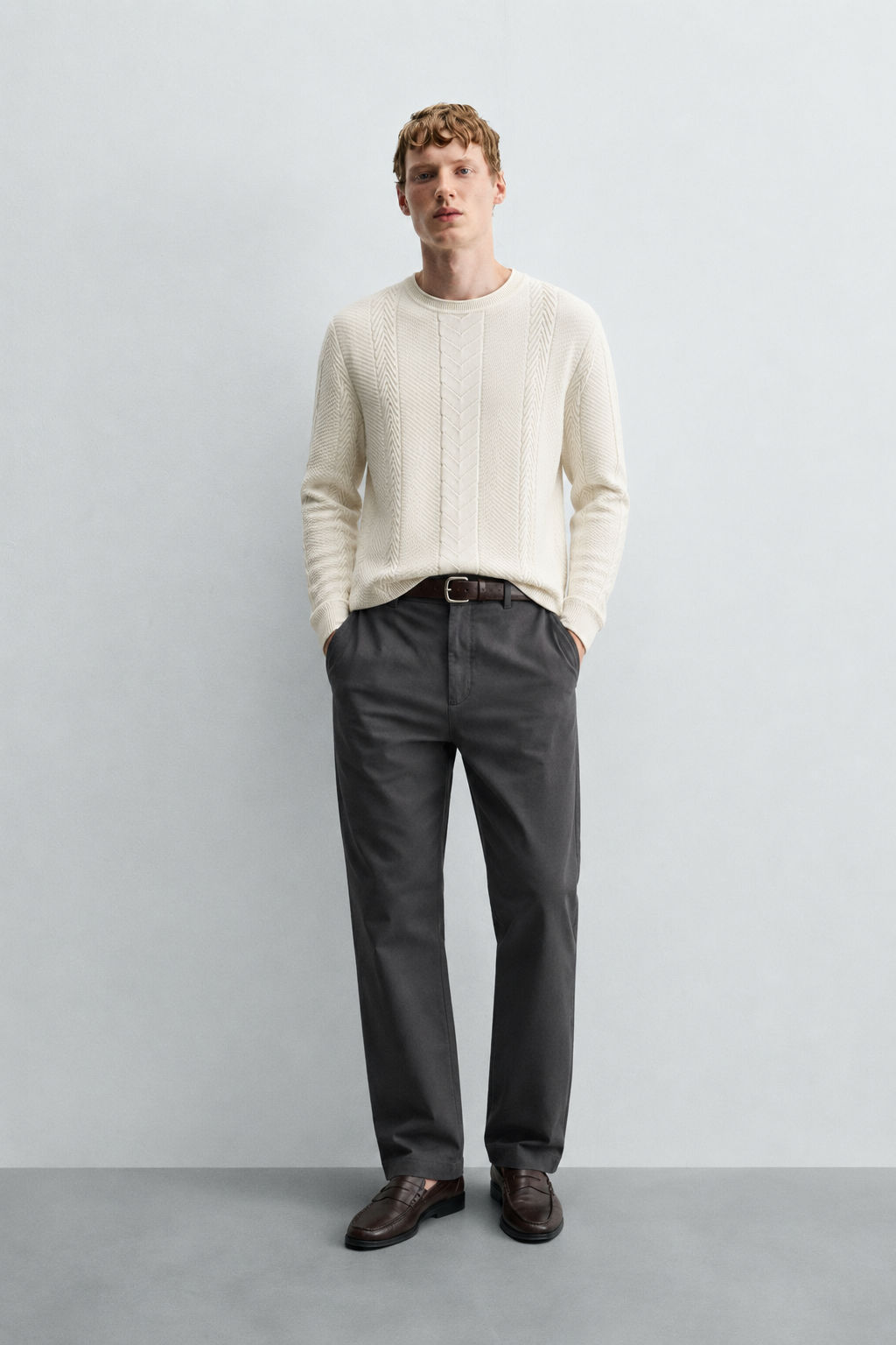 Pantalone Chino London|Colore:Ferro