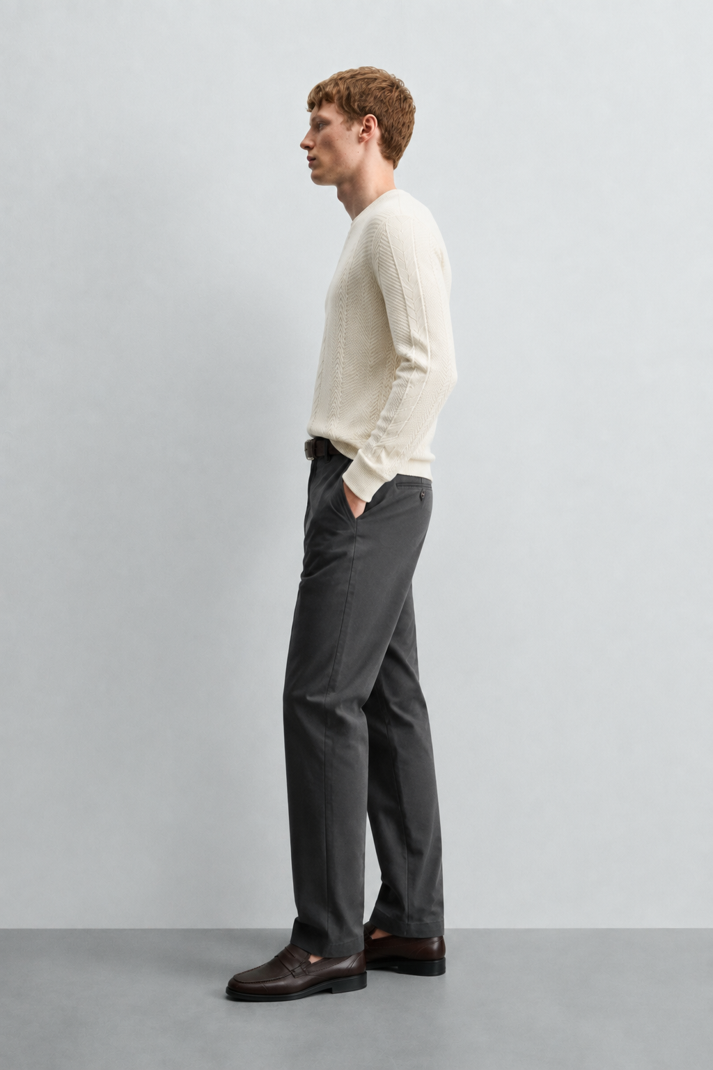 Pantalone Chino London|Colore:Ferro