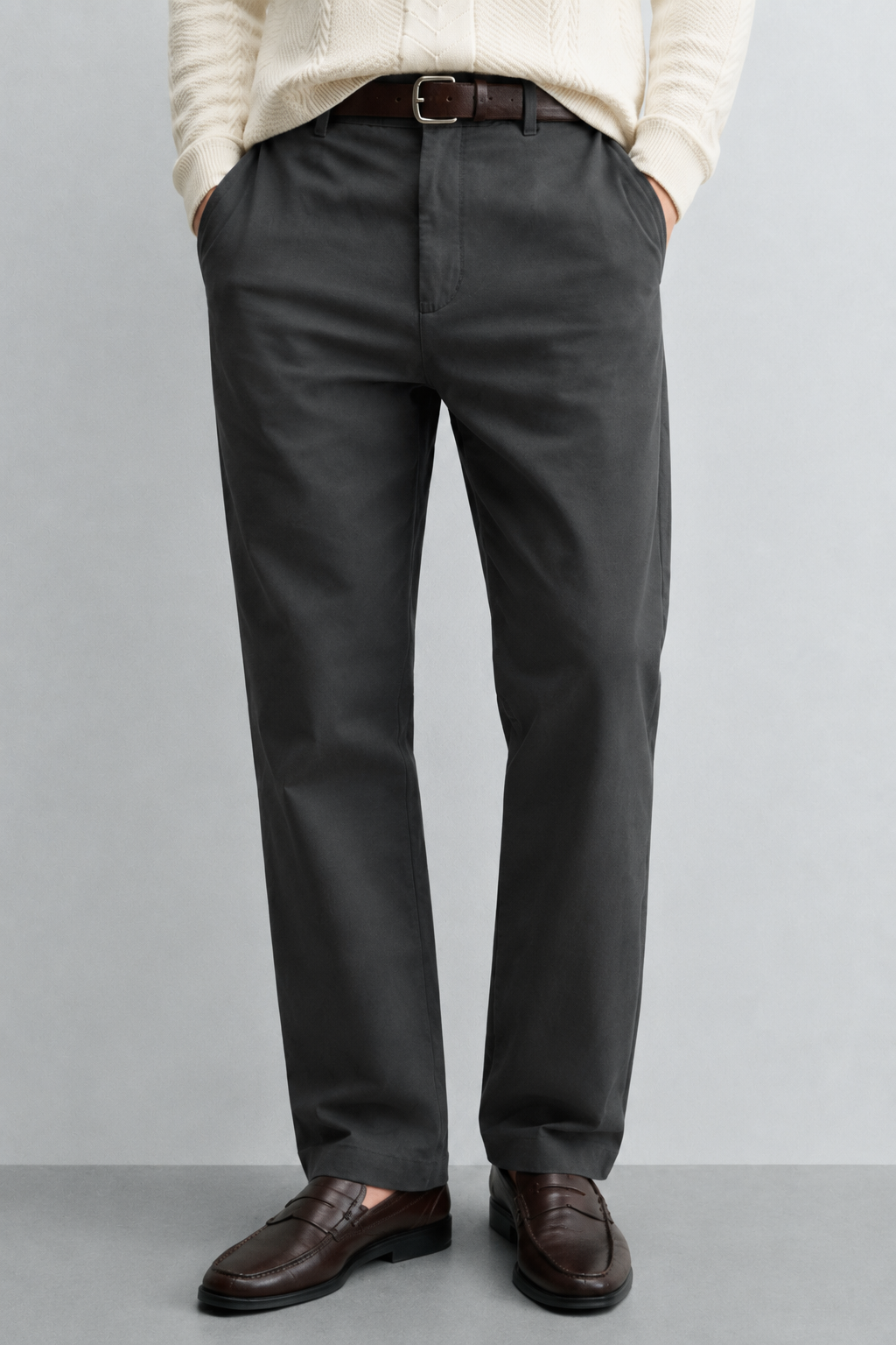Pantalone Chino London|Colore:Ferro