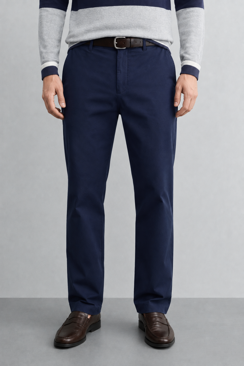 Pantalone Chino London|Colore:Blu