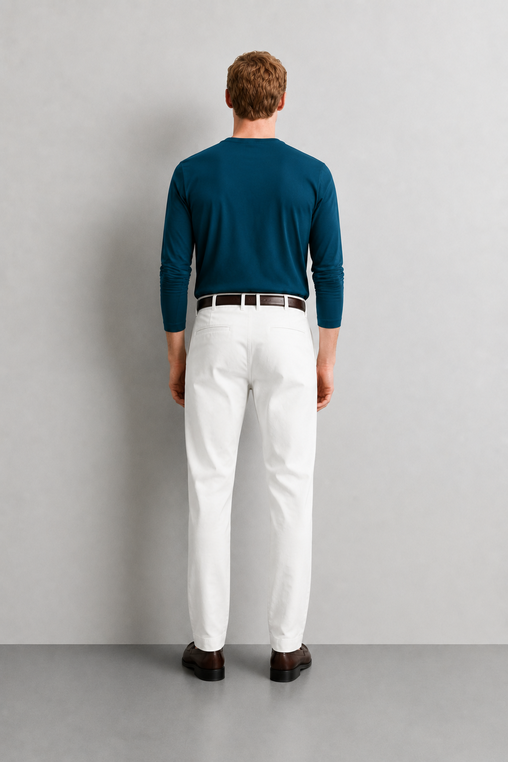 Pantaloni chino slim fit |Colore:Gesso
