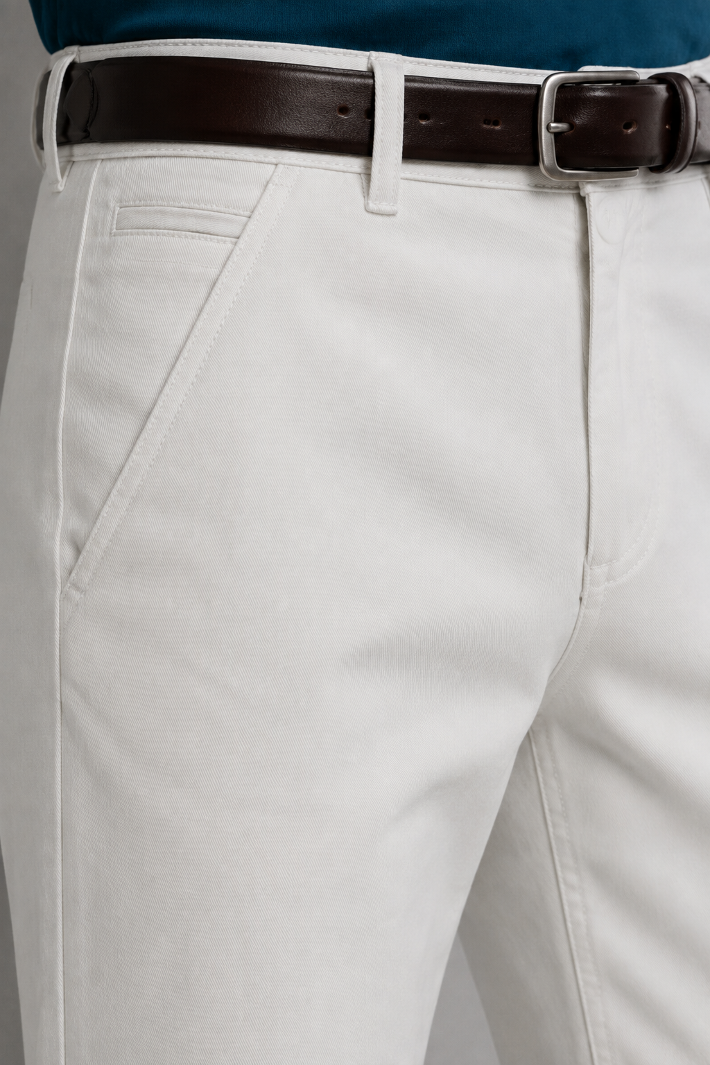 Pantaloni chino slim fit |Colore:Gesso