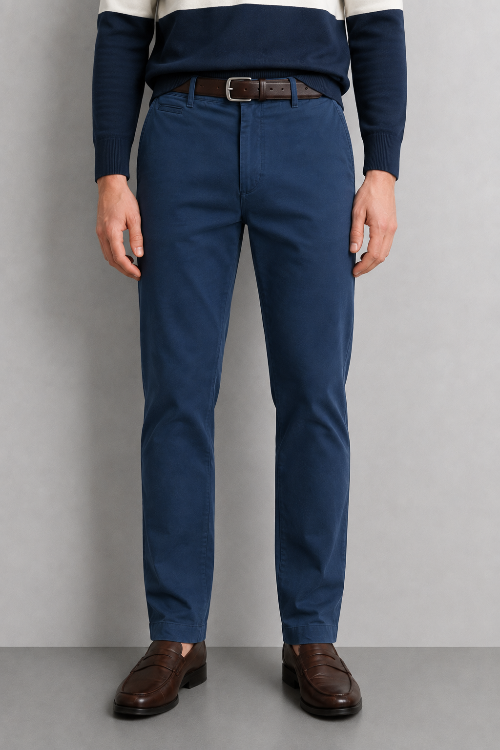 Pantaloni chino slim fit |Colore:Blu