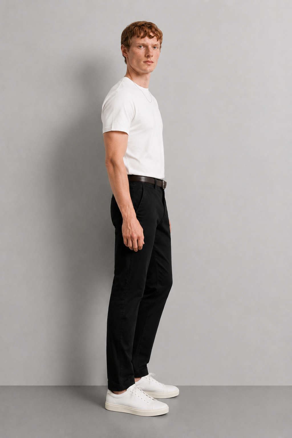 Pantaloni chino slim fit |Colore:Nero