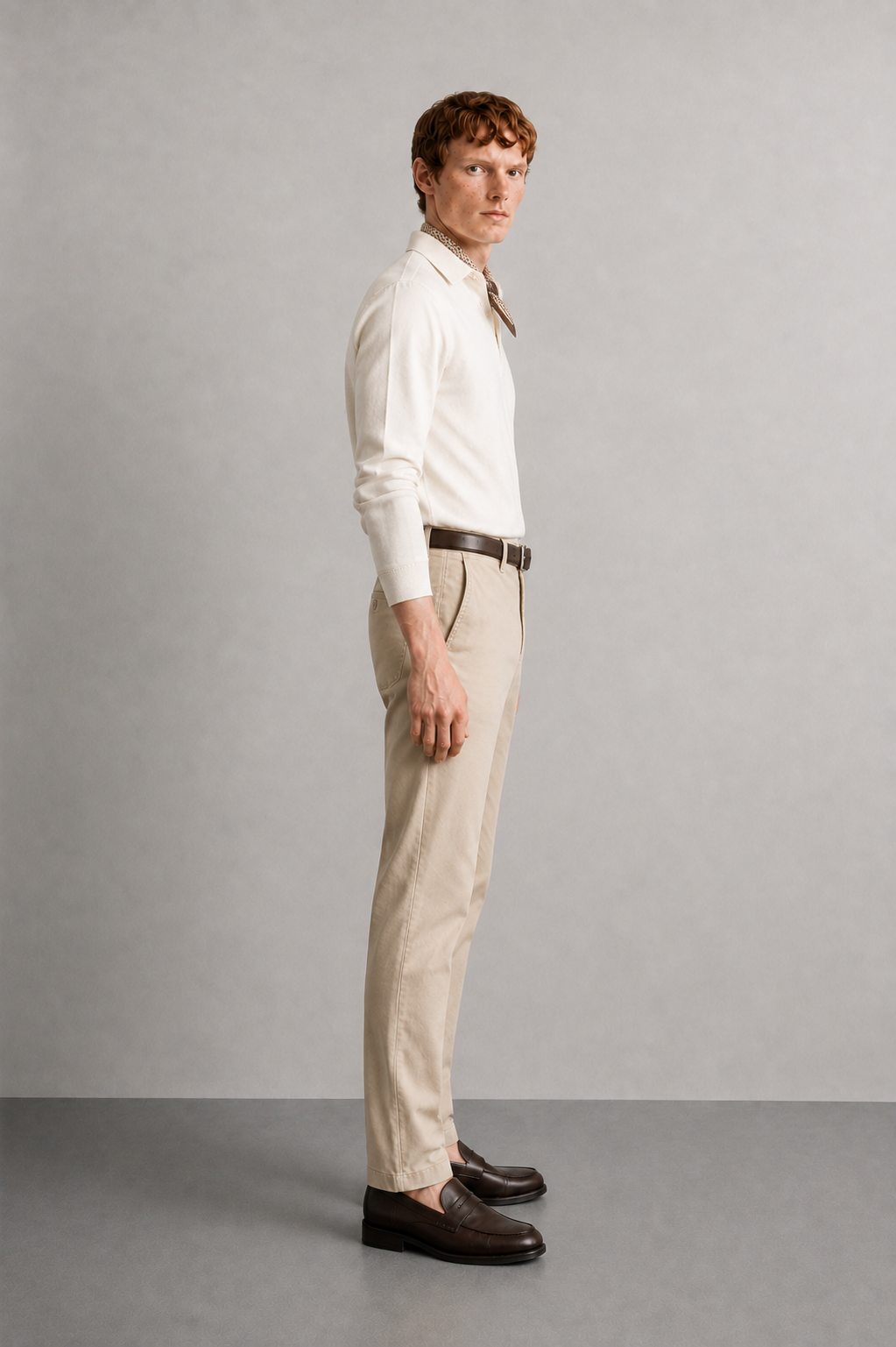 Pantaloni chino slim fit |Colore:Beige