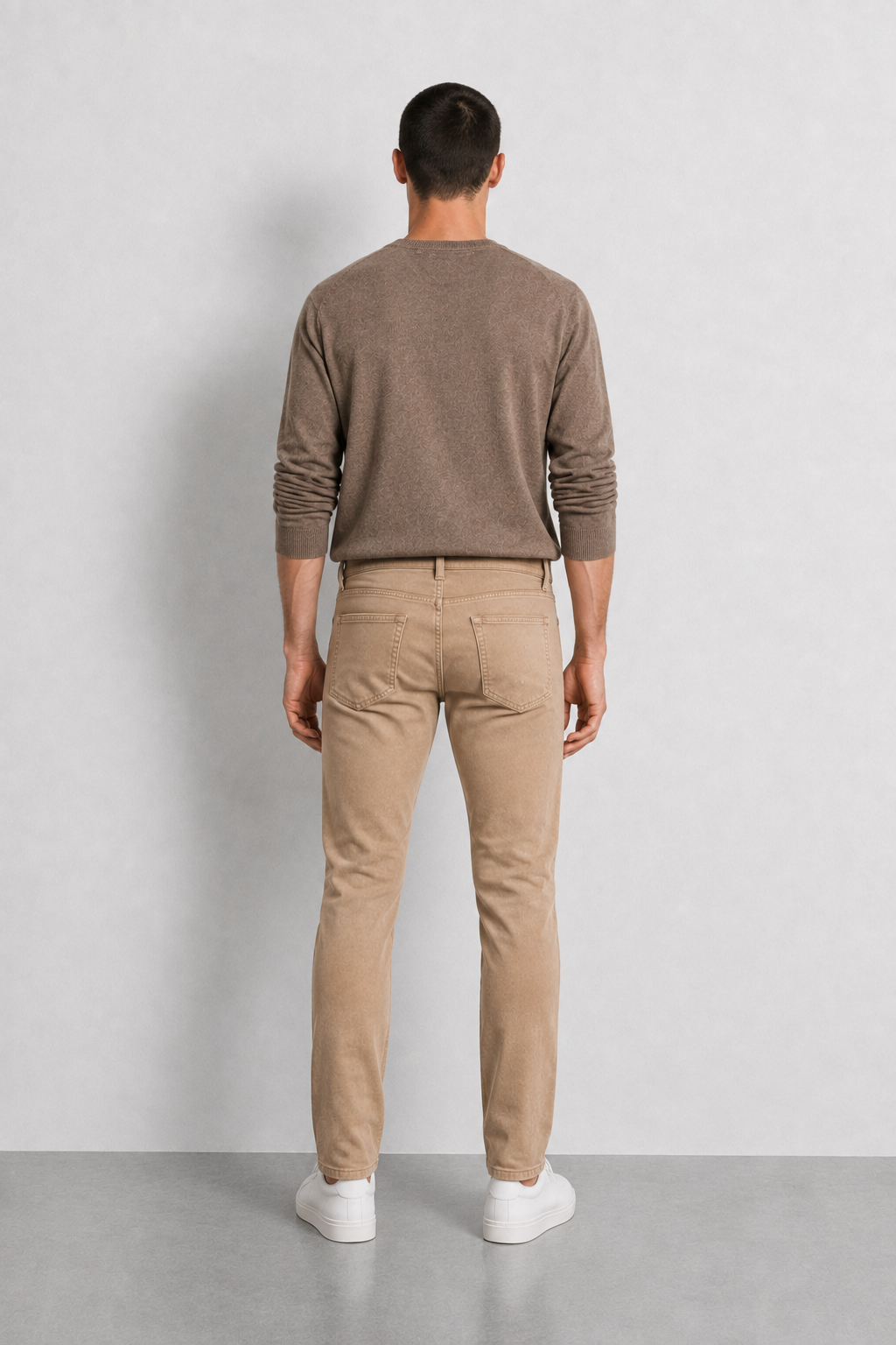 Jeans Slim Fit in Cotone|Colore:Biscotto