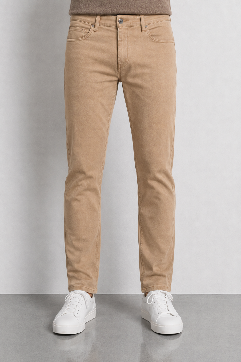 Jeans Slim Fit in Cotone|Colore:Biscotto