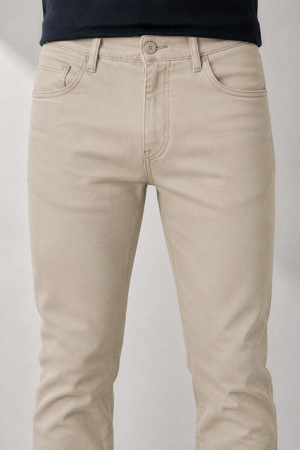 Jeans Slim Fit in Cotone|Colore:Beige