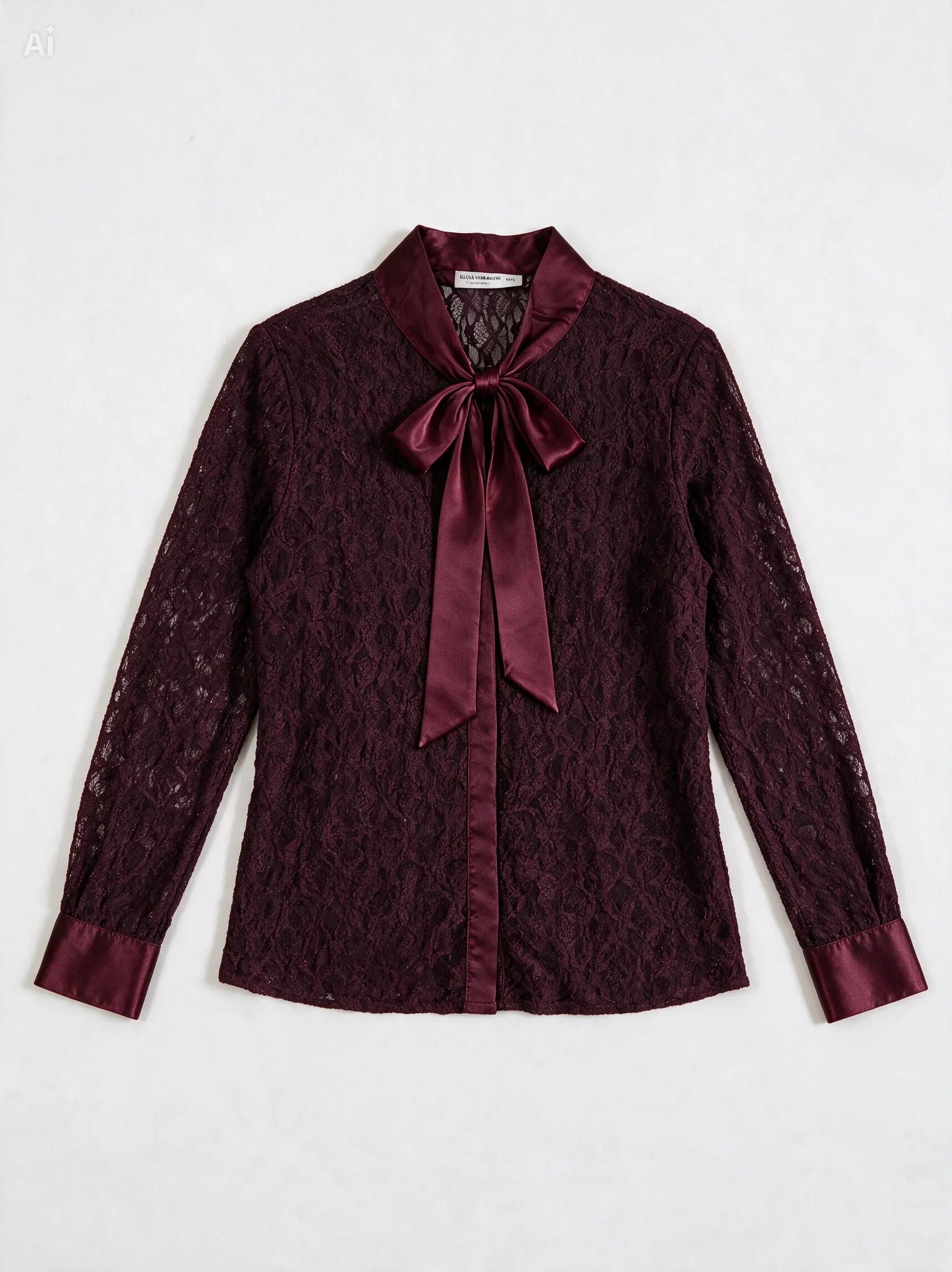 Camicia Nouvelle pizzo e raso|Colore:Viola