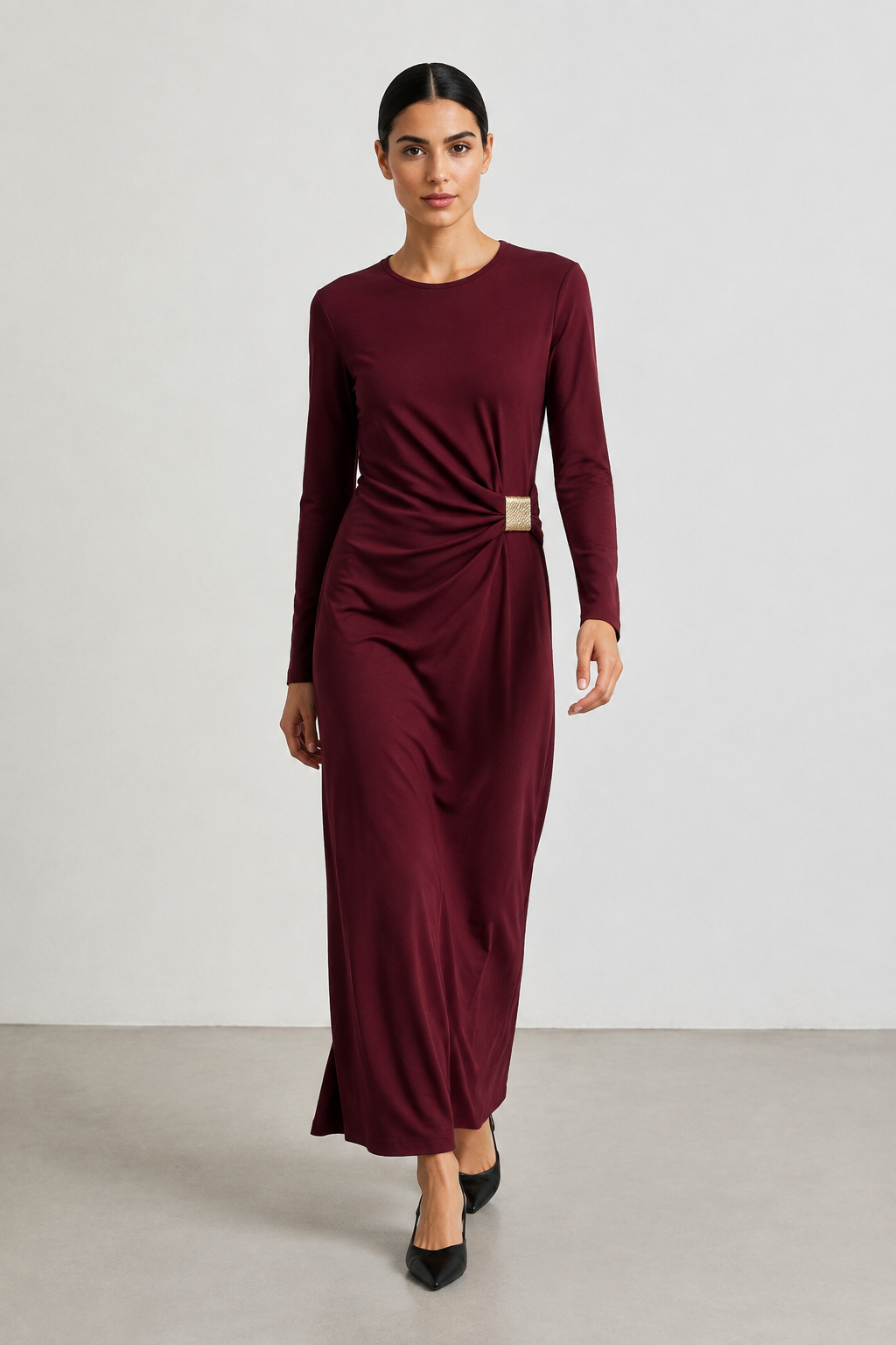 Abito Dea|Colore:Bordeaux