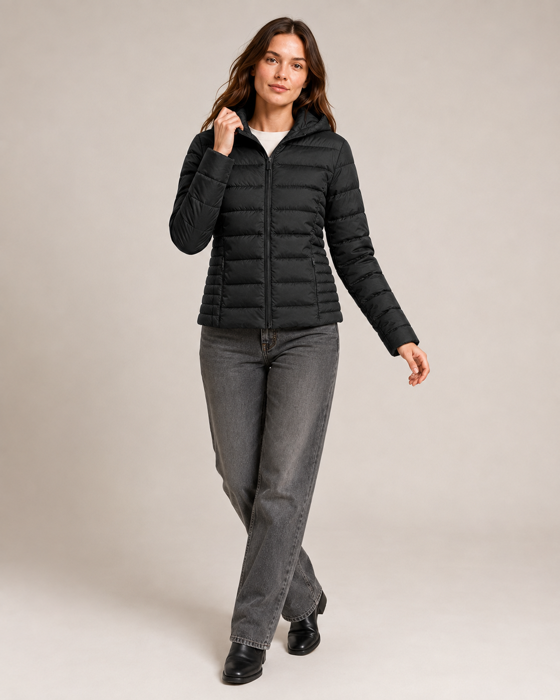 Piumino slim |Colore:Nero