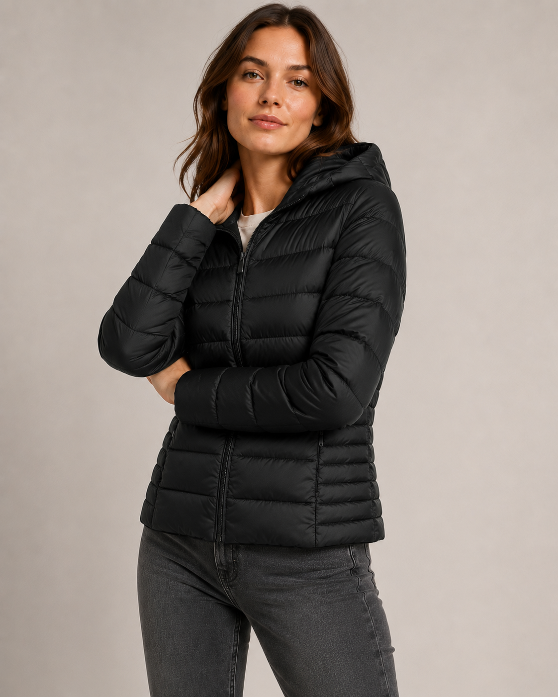 Piumino slim |Colore:Nero