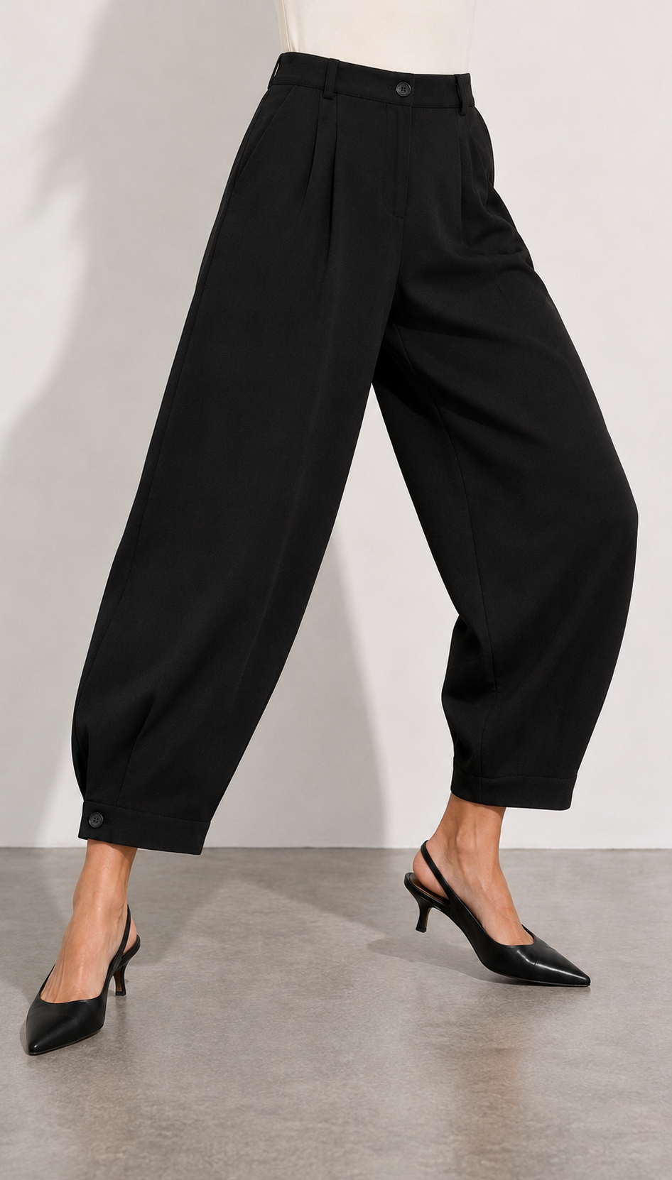 Pantalone ampio|Colore:Nero