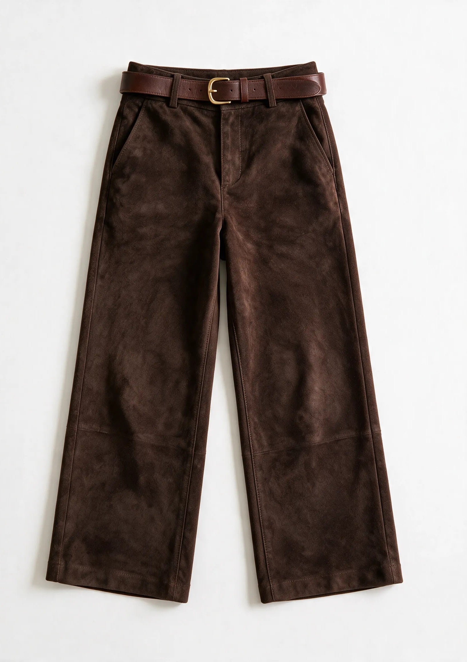 Pantalone effetto velluto |Colore:Marrone