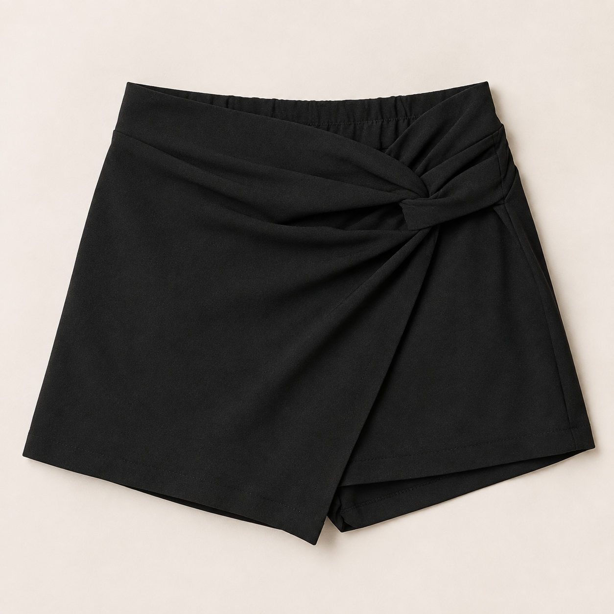 Minigonna shorts nodo|Colore:Nero
