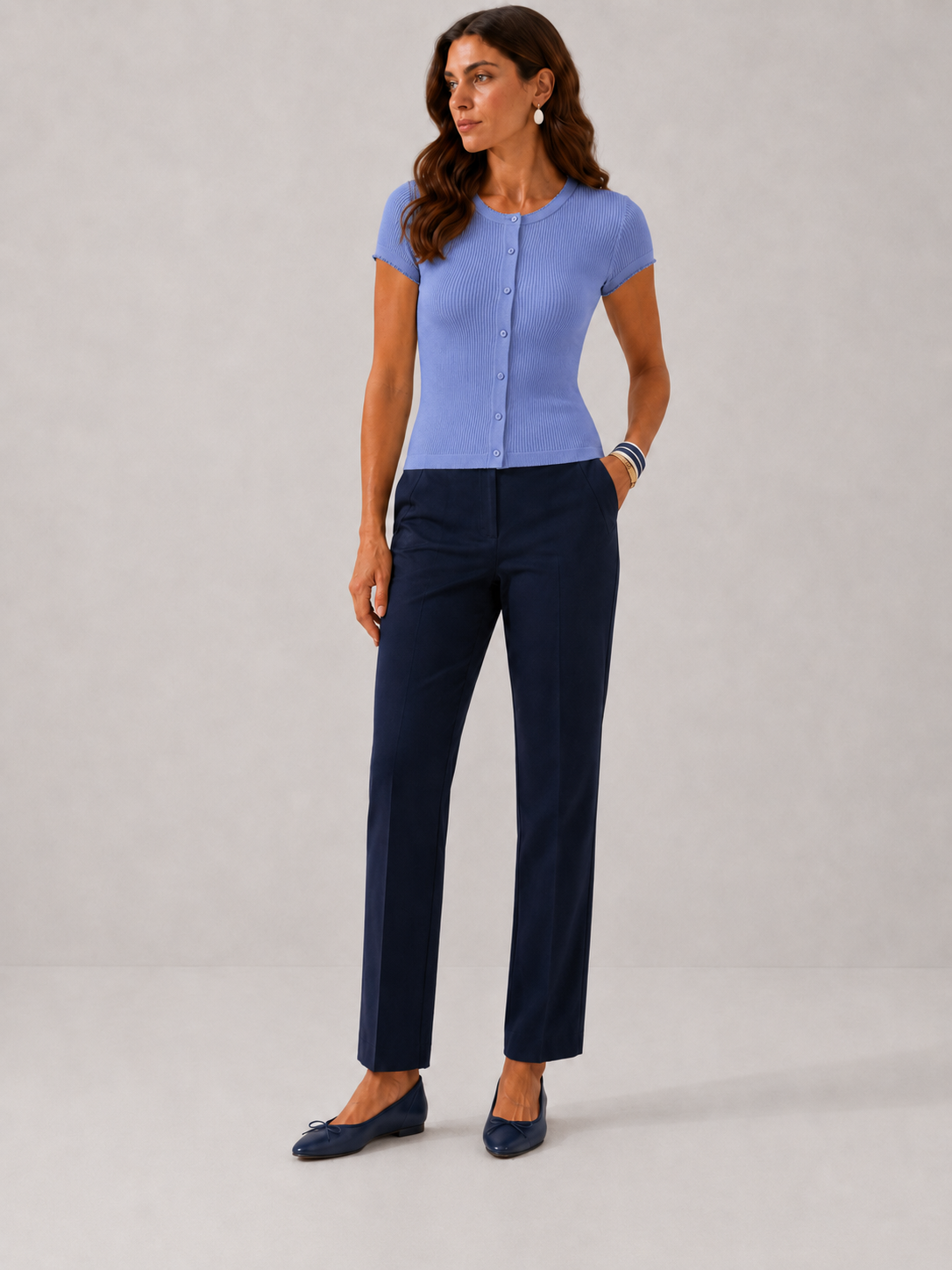 Pantalone Day|Colore:Blu navy