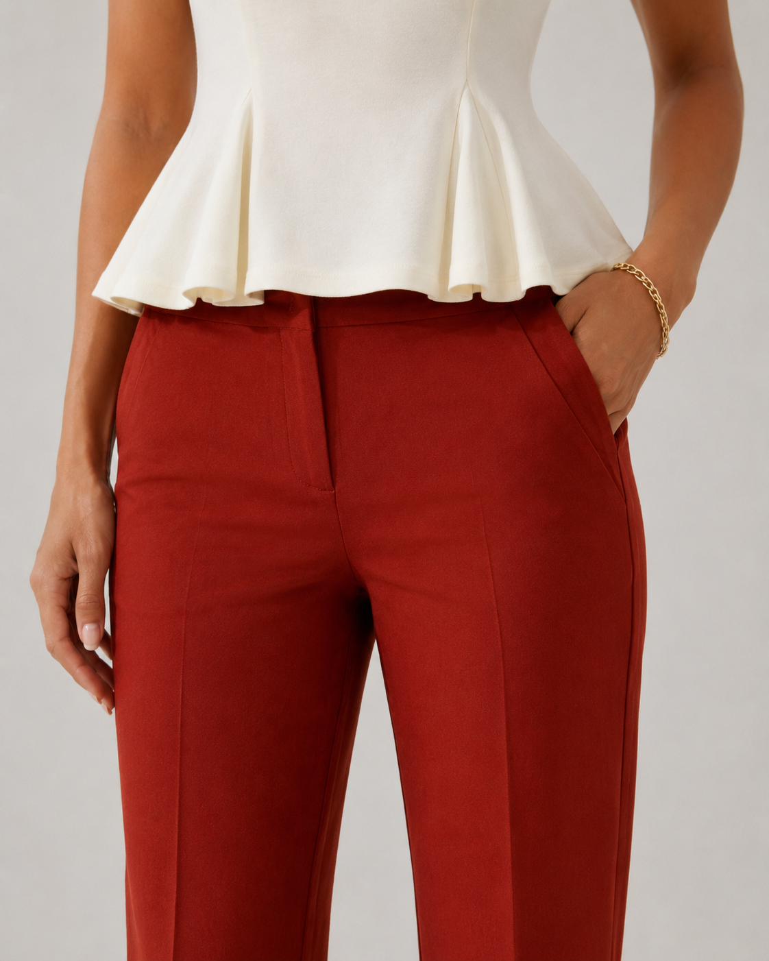 Pantalone Day|Colore:Ruggine